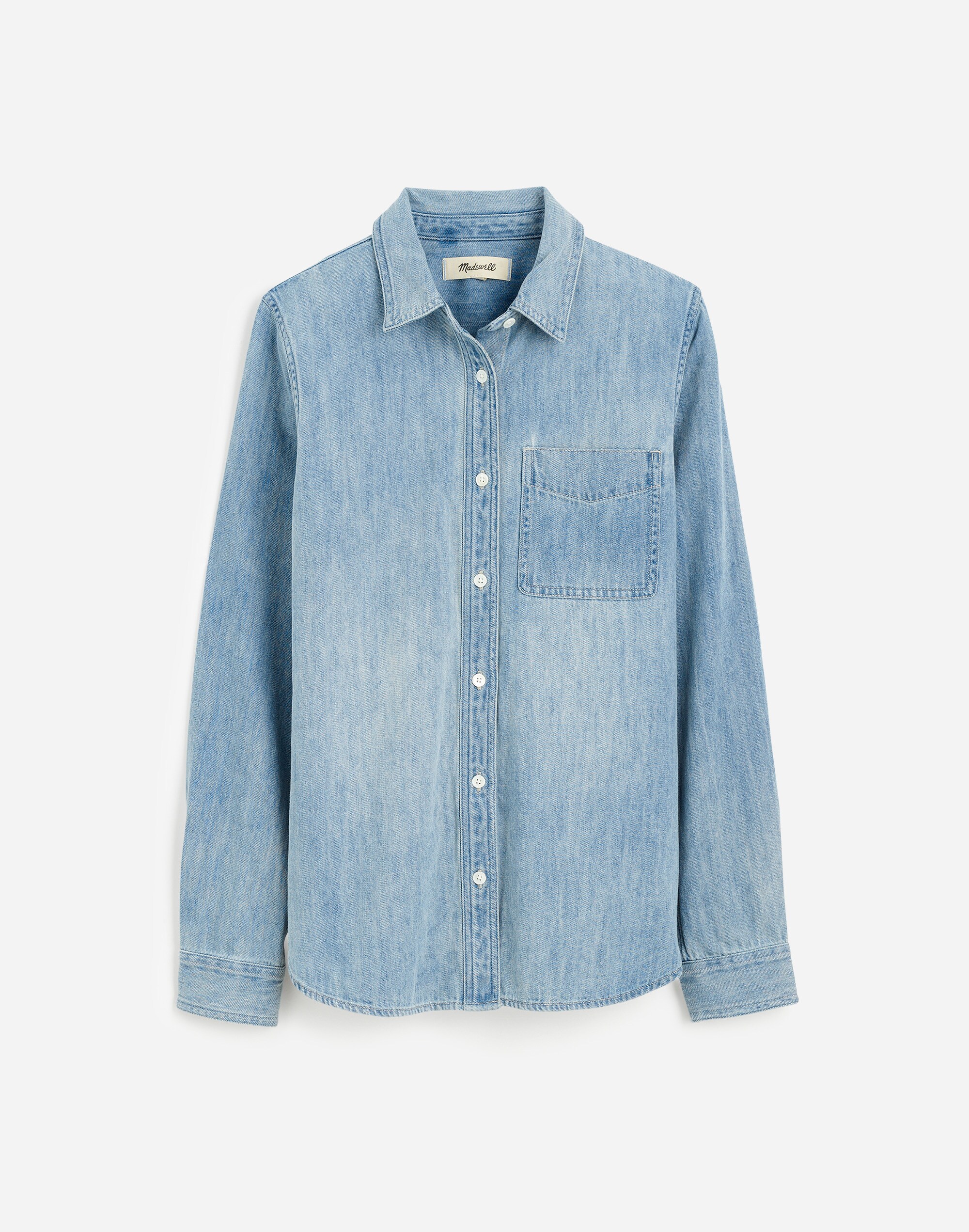 Shrunken Denim Shirt in Kelleyville Wash | Madewell