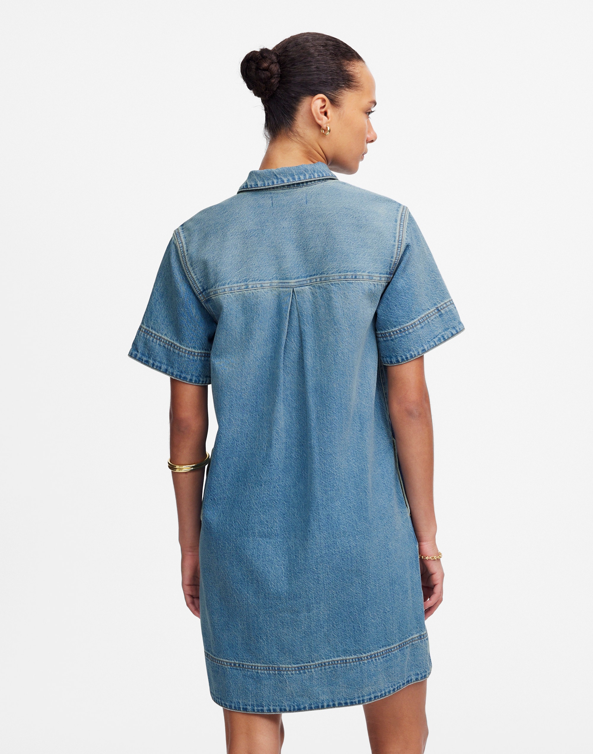 Denim Popover Dress