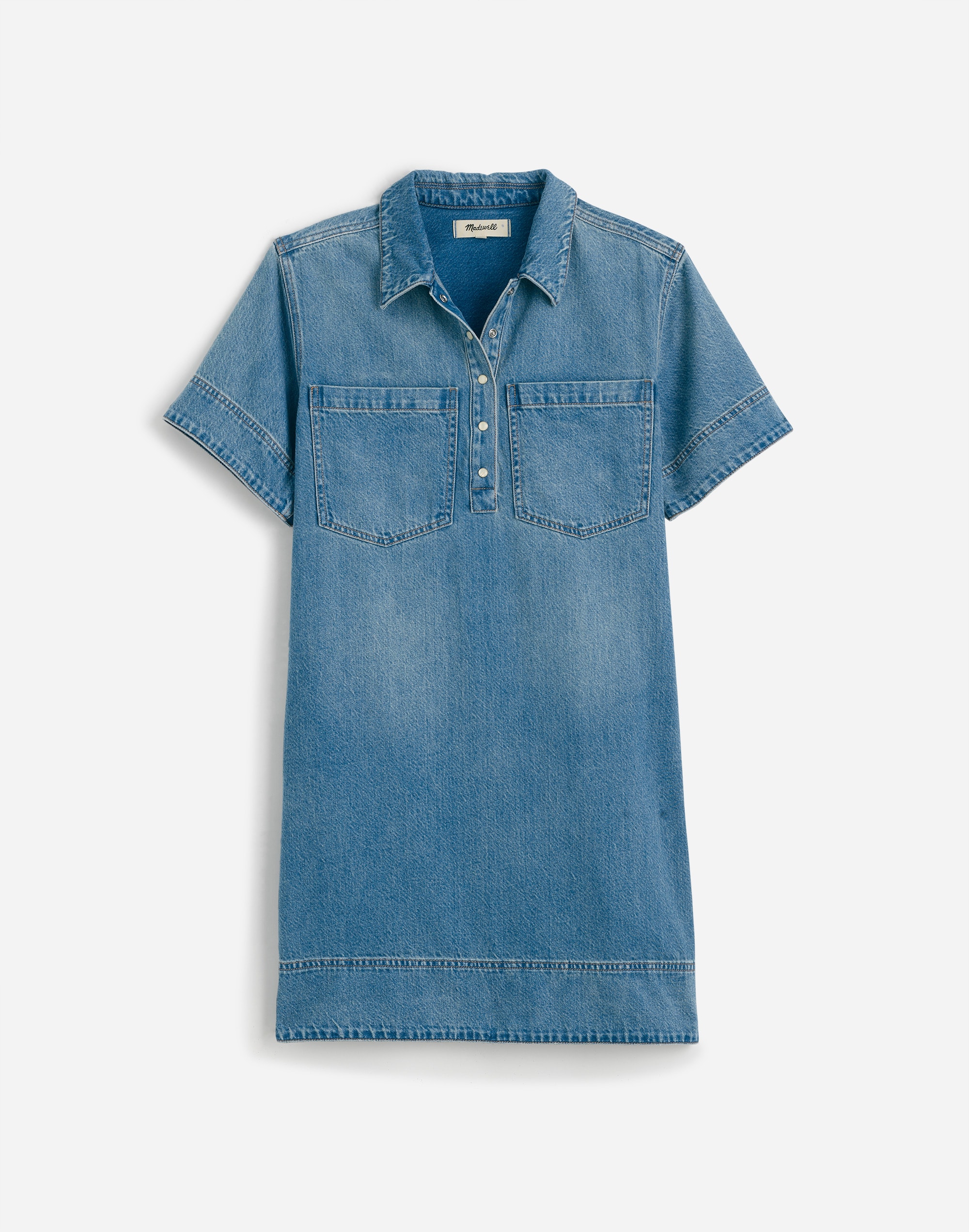 Denim Popover Dress