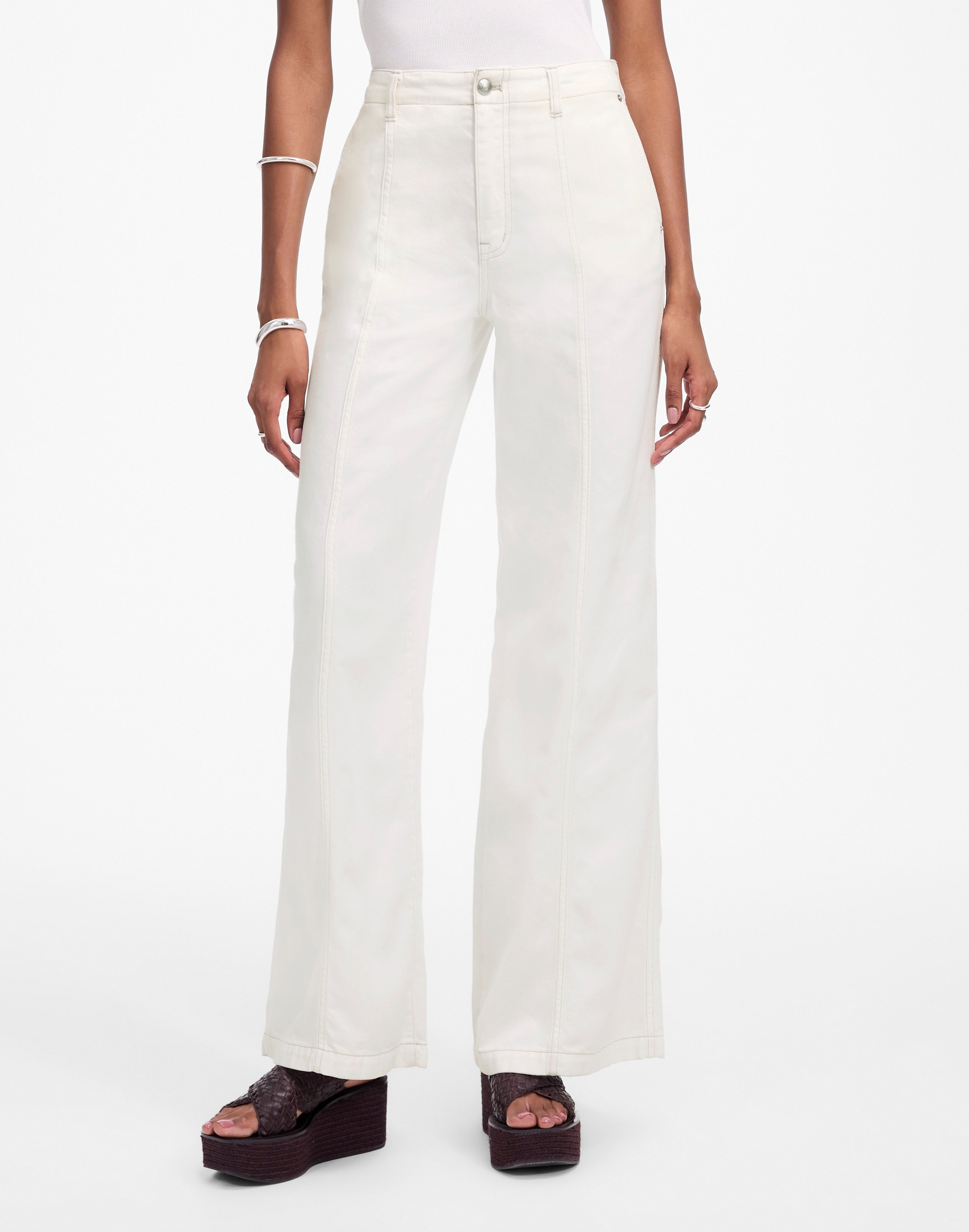 Wide-Sweep Trousers: Airy Denim Edition
