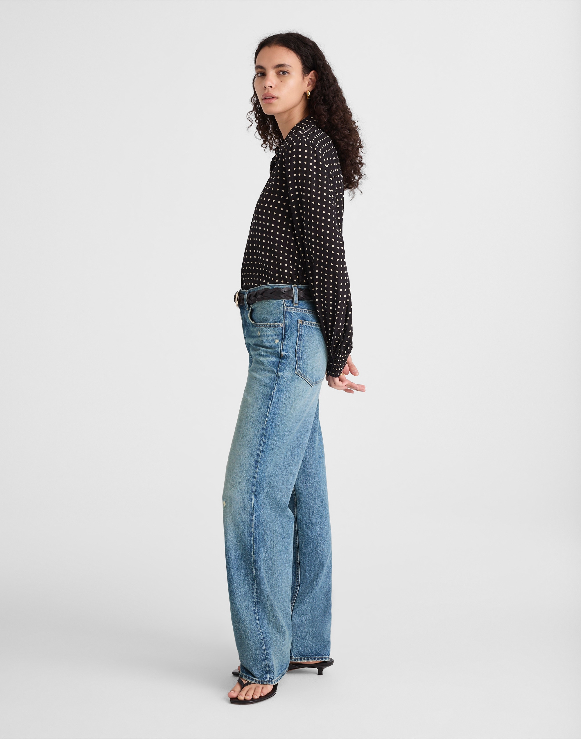 The Petite Low-Slung Baggy Jean