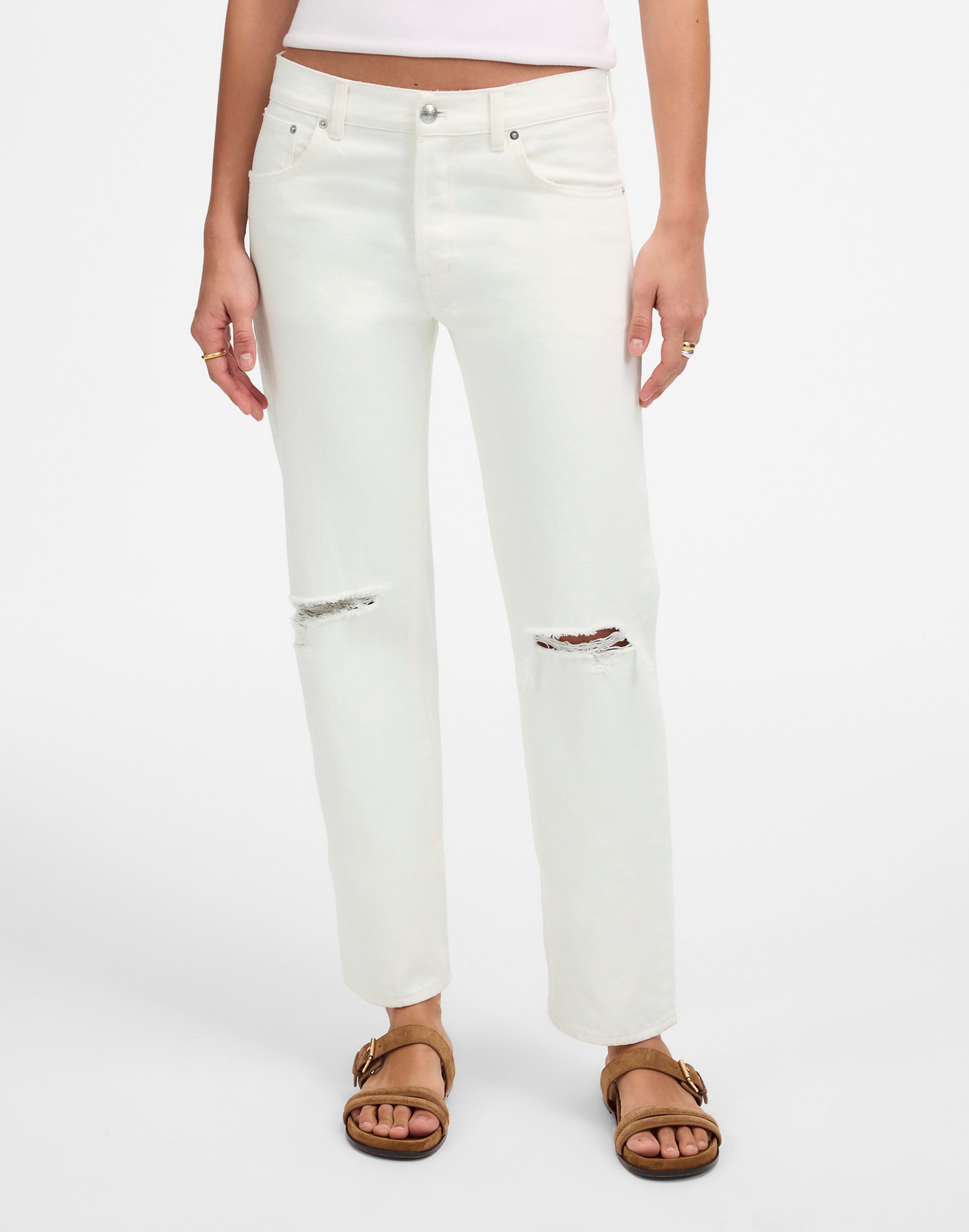 The Dean Easy Straight Crop Jean