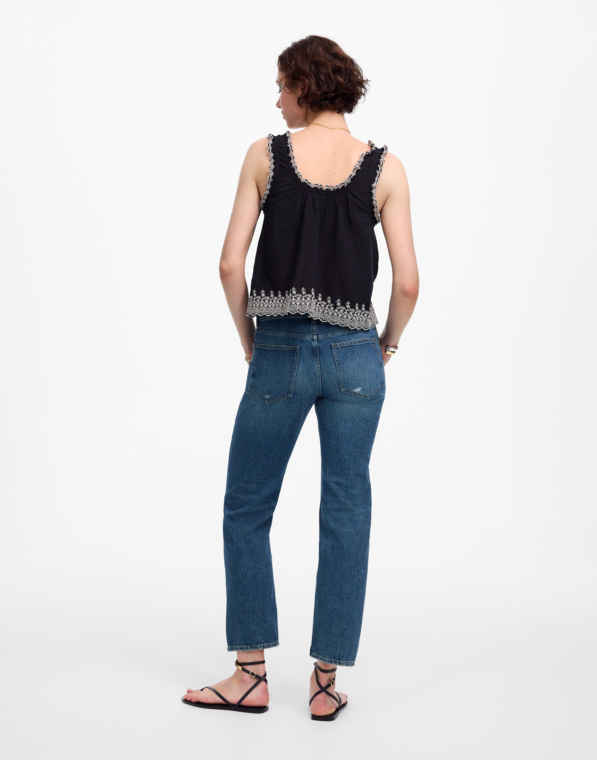 The Dean Easy Straight Crop Jean