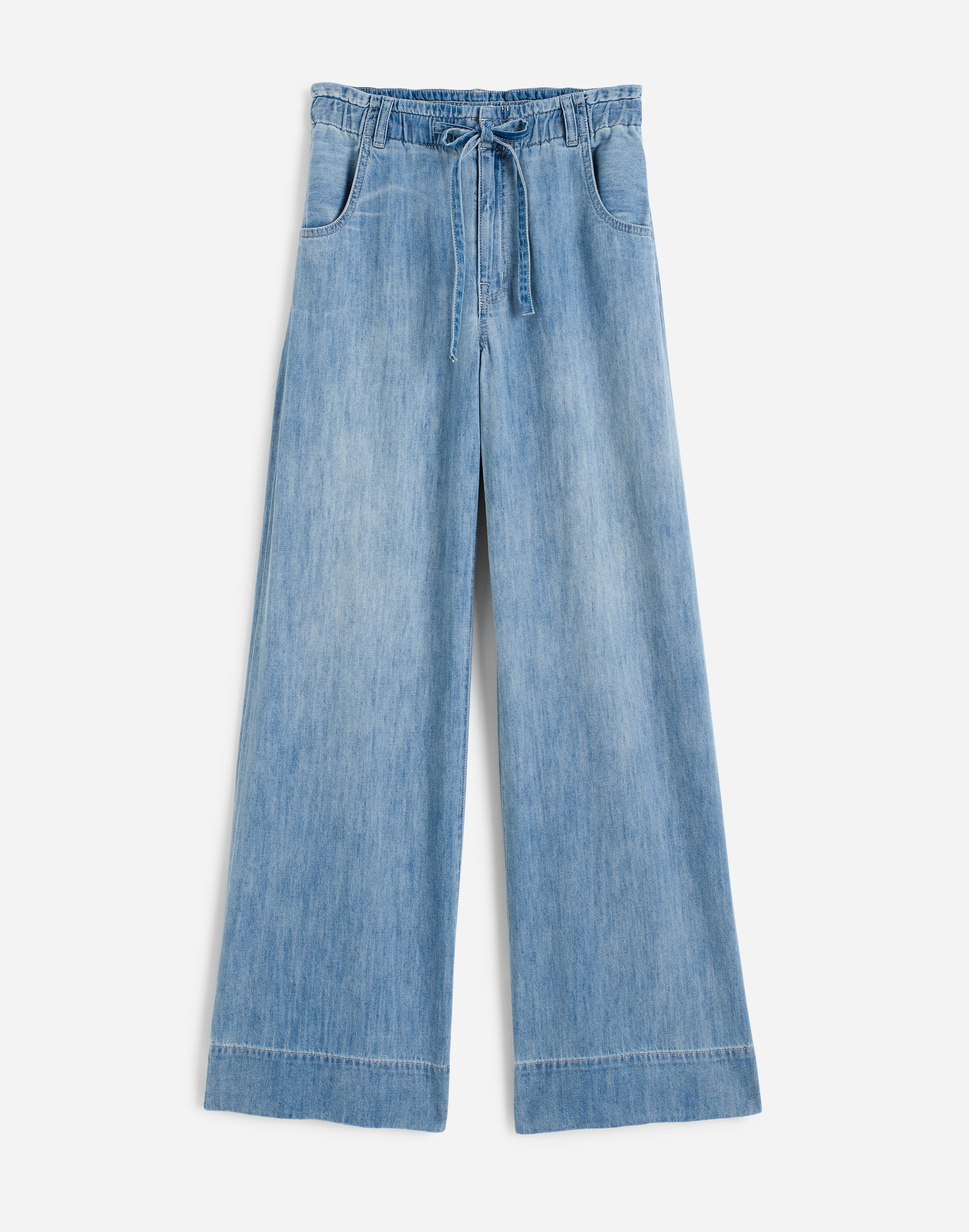 The Denim Pull-On Wide-Leg Pant in Kelleyville Wash Alternate Image 6