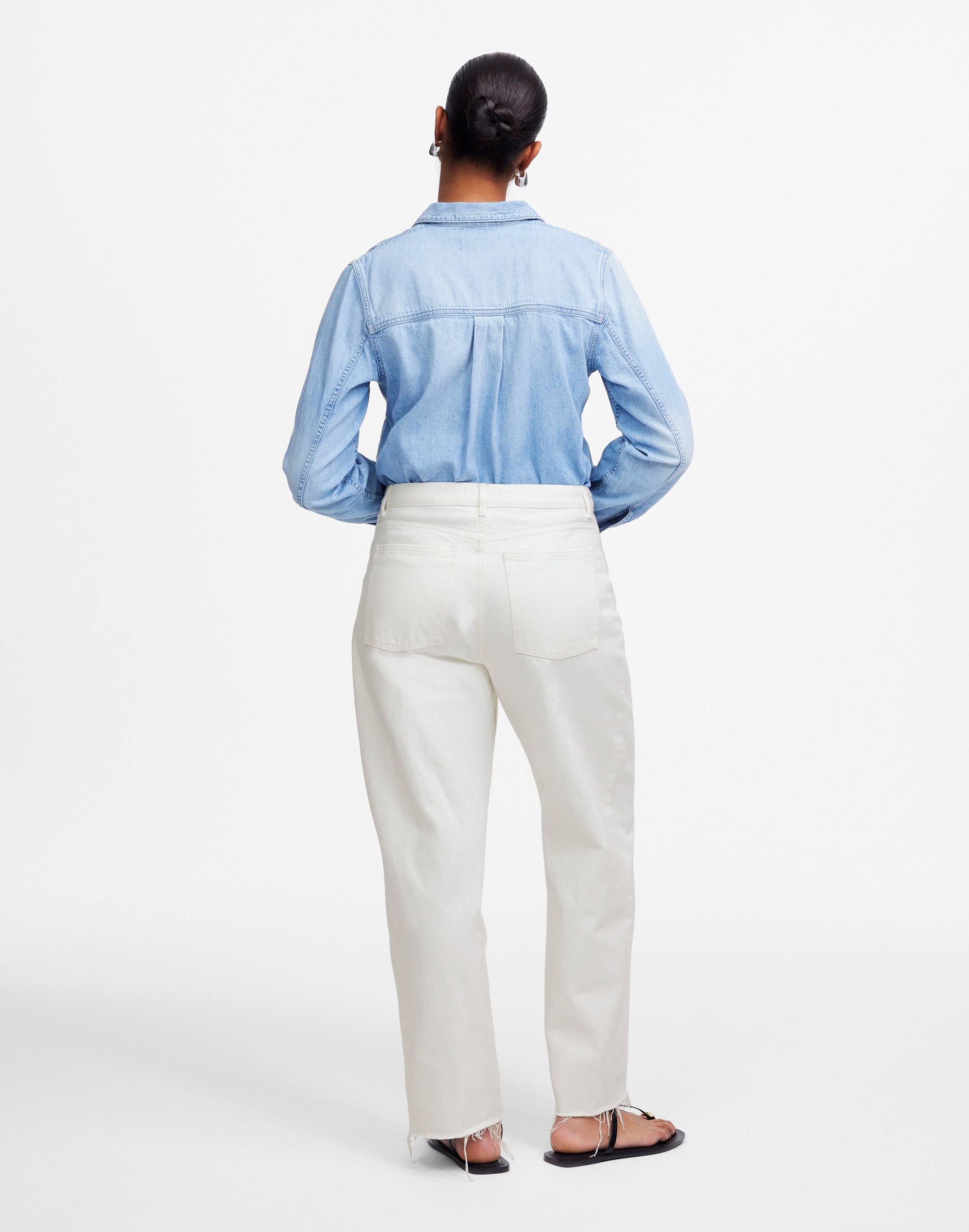 The Curvy Pieced Barrel-Leg Jean