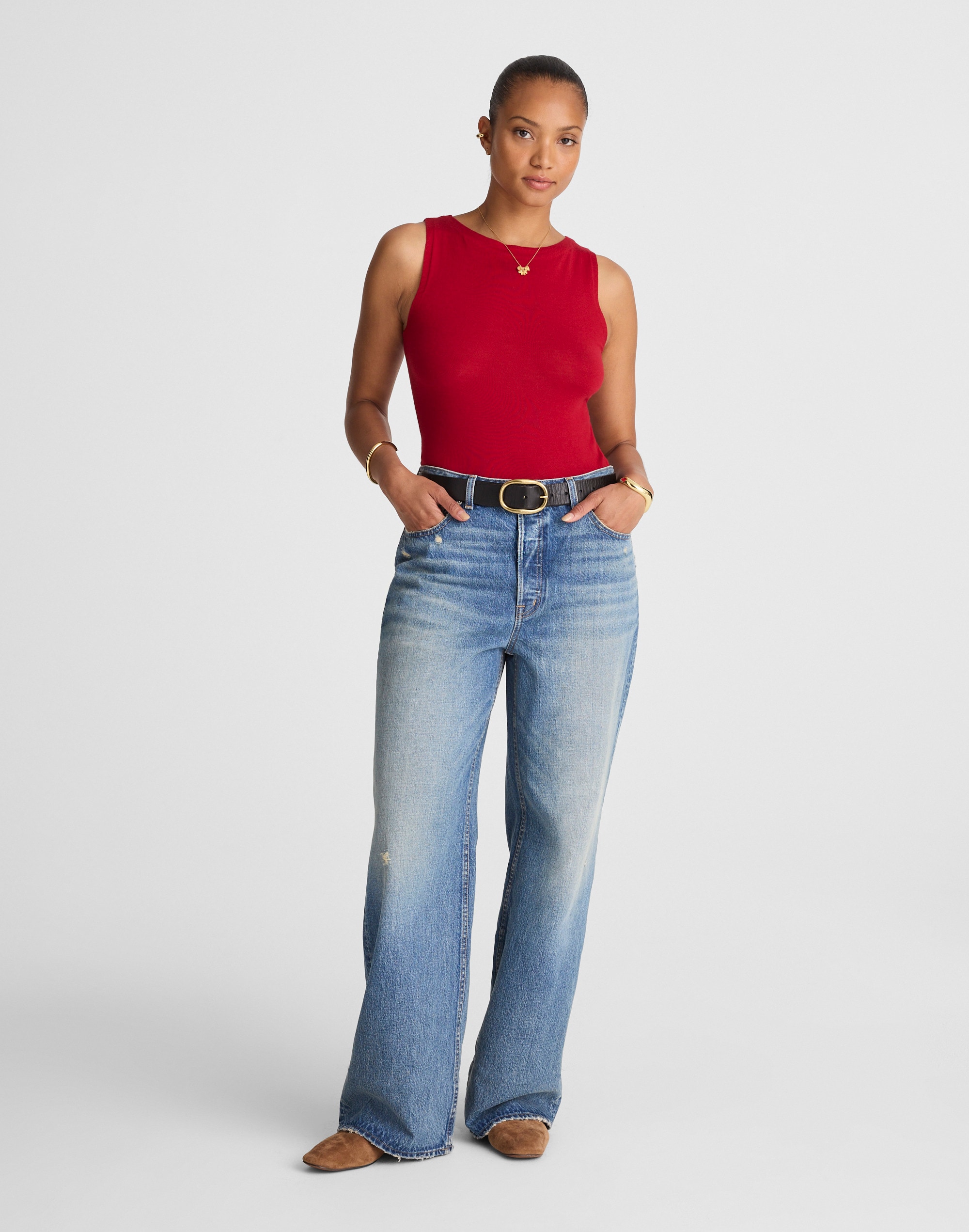 the curvy low-slung baggy jean