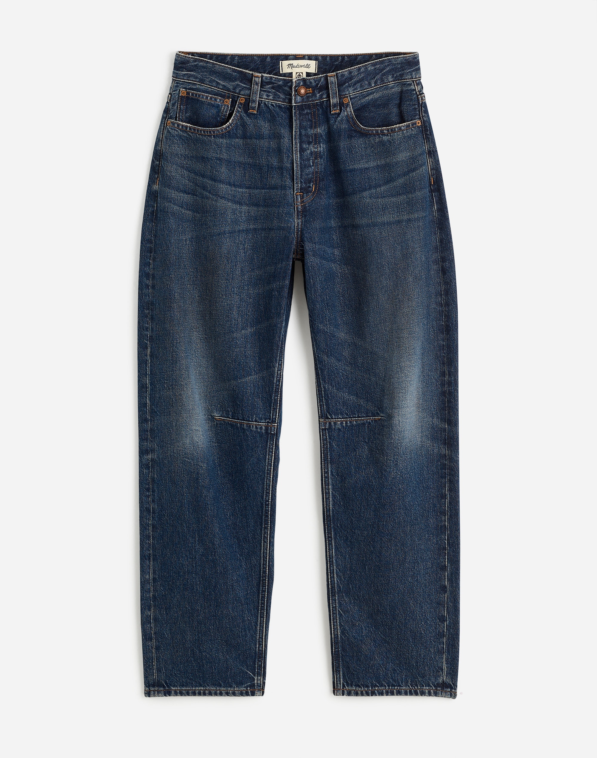 The Curvy Darted Barrel-Leg Jean