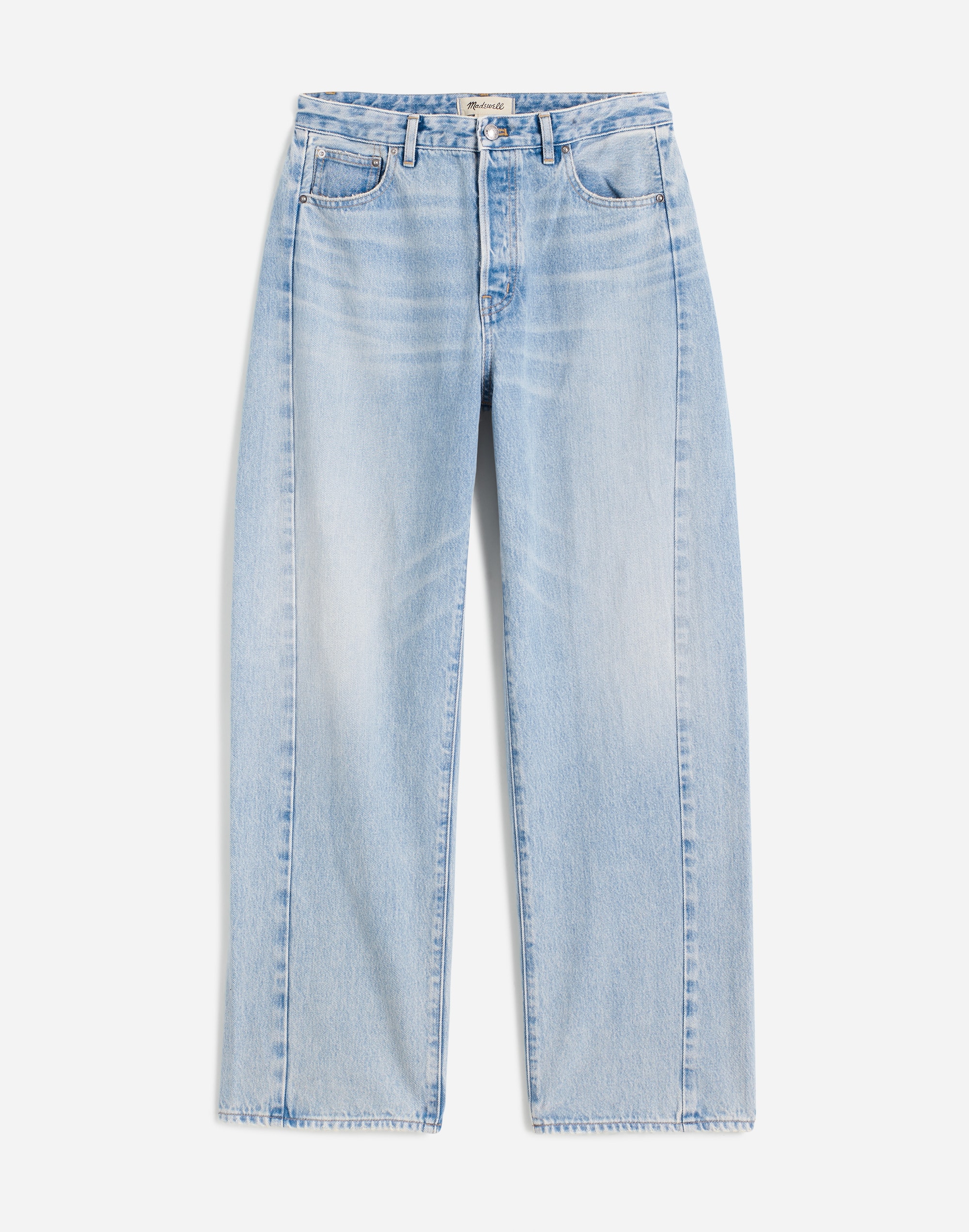 The Curvy Pieced Barrel-Leg Jean