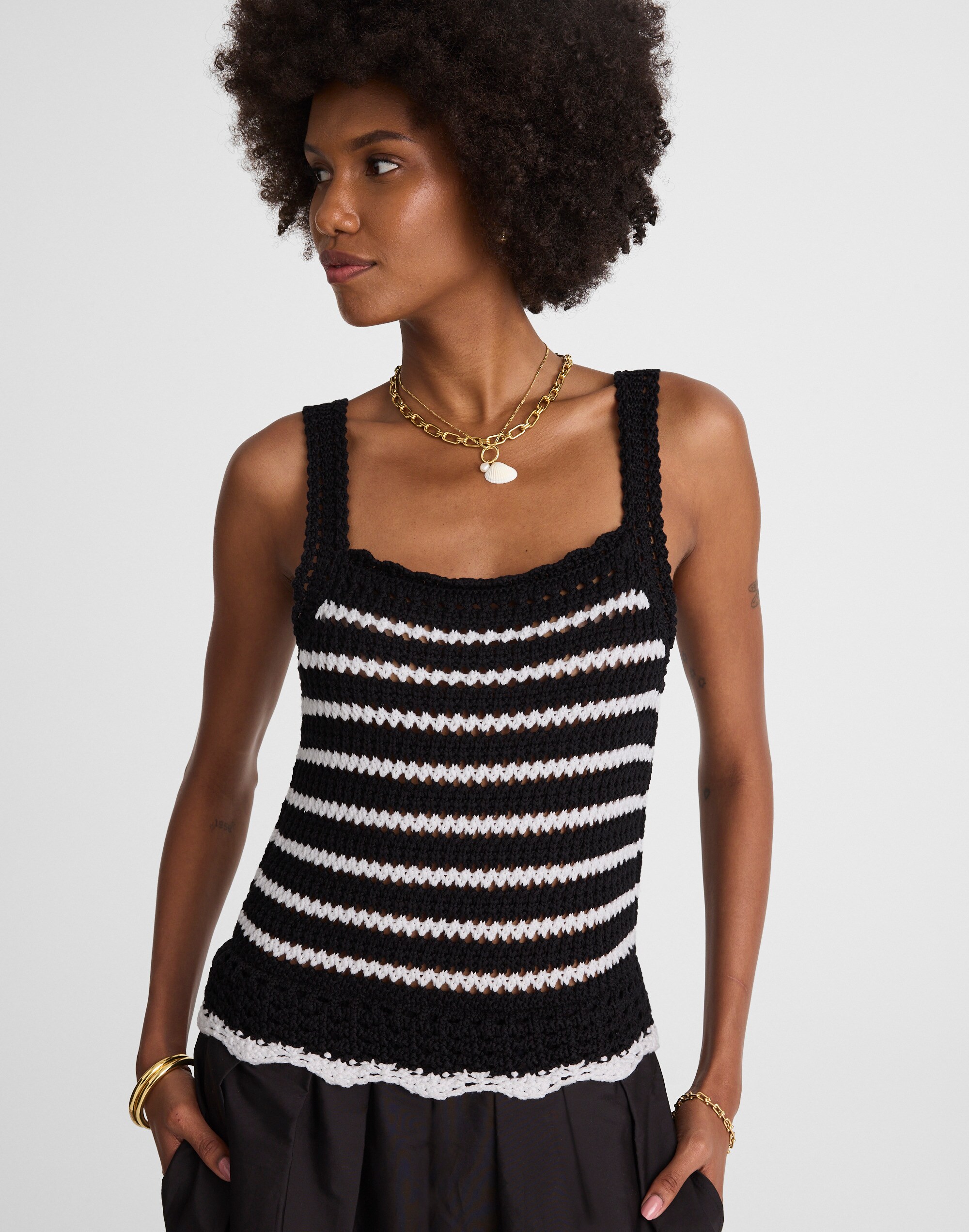 madewell embroidered tank midi dress in poplin Madewell embroidered tank dress in poplin Medium – The Leftovers main image 1