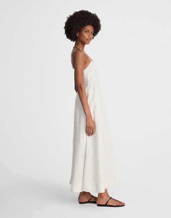 white empire line dress 1960s Satin Beaded Waist Wedding Gown Breath Of the Earth combining comfort with sophisticationperfect for celebrating any special occasion with style and ease. Short Sleeve Empire Waist Maxi