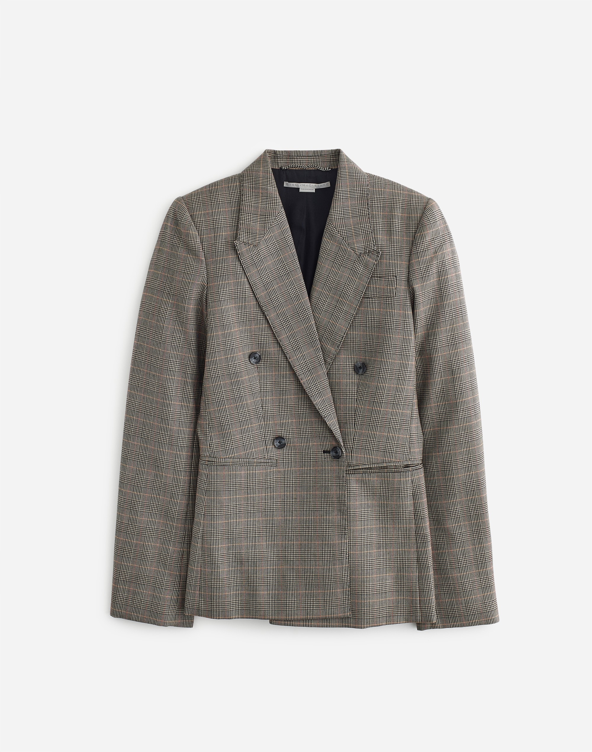 reluxe fashion | madewell: stella mccartney double breasted check preowned blazer