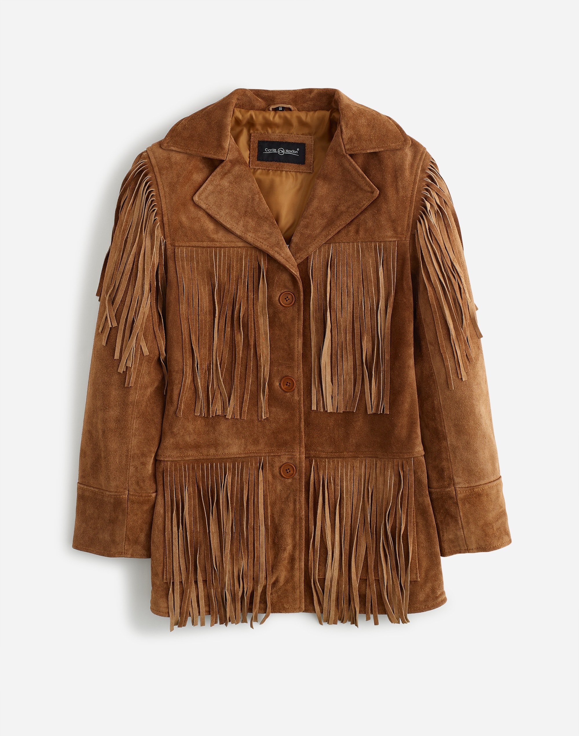 reluxe fashion | madewell: suede preowned fringe jacket