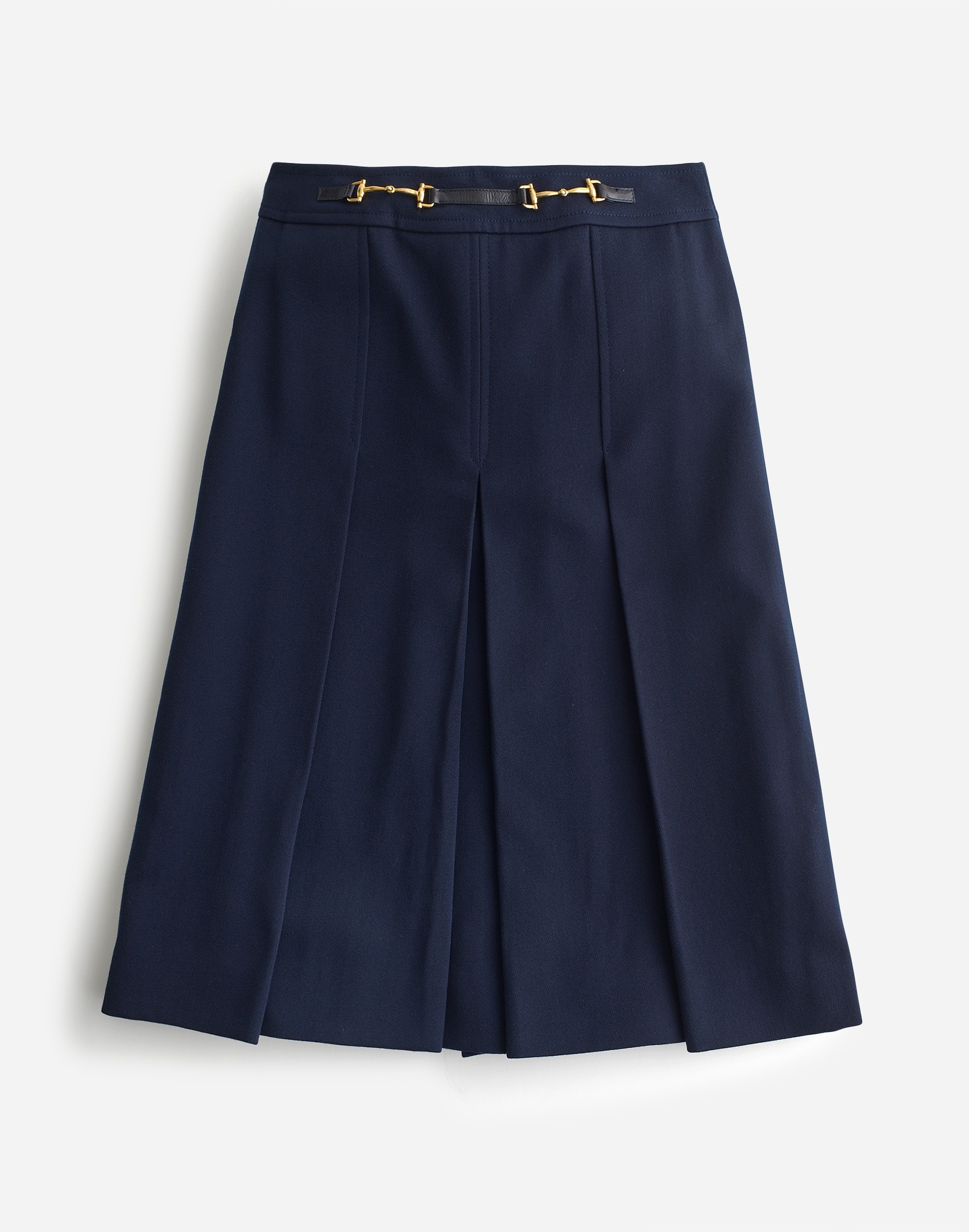 reluxe fashion | madewell: celine 1980s wool chainlink preowned midi skirt