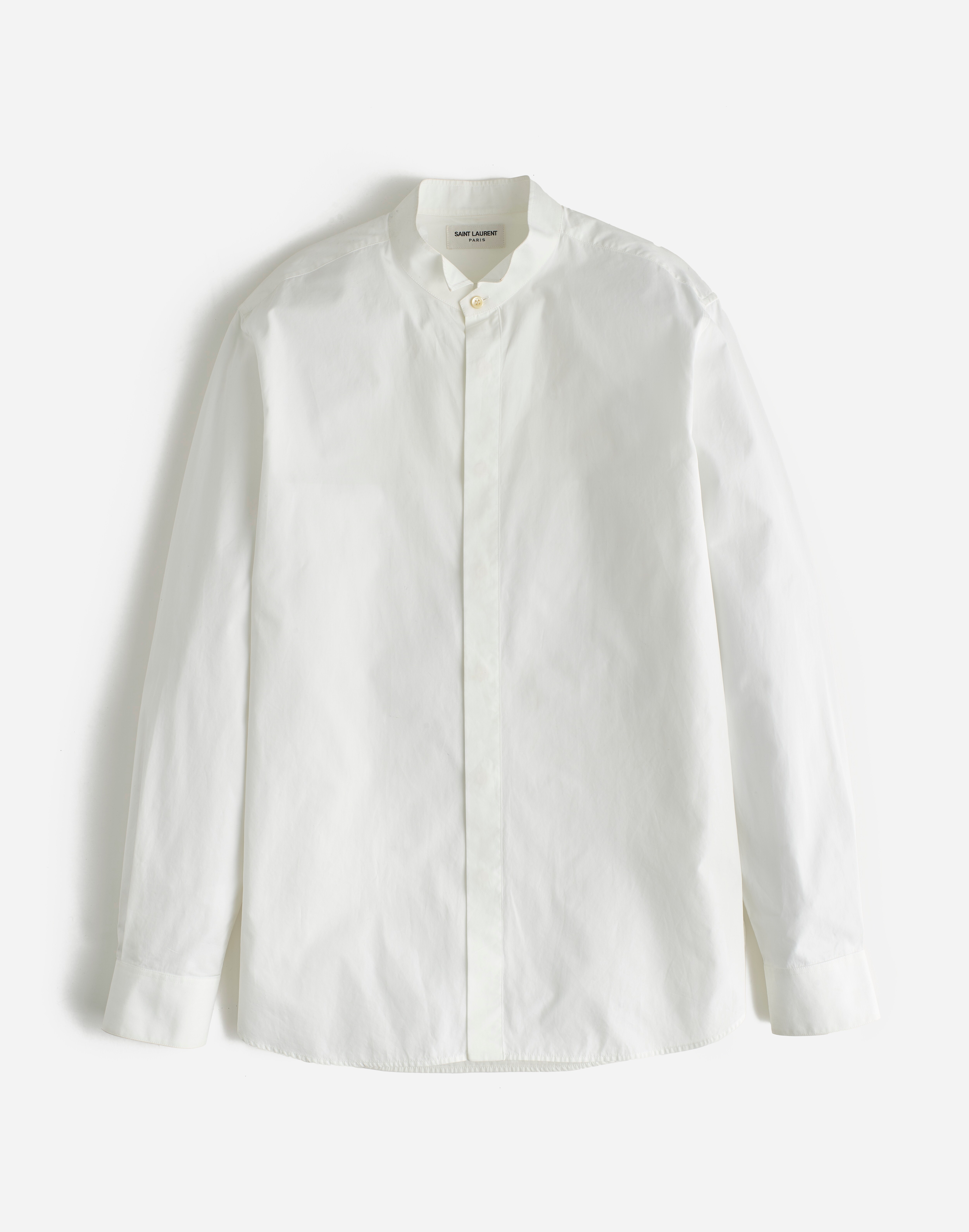 reluxe fashion | madewell: saint laurent 2018 wingtip collar preowned cotton shirt