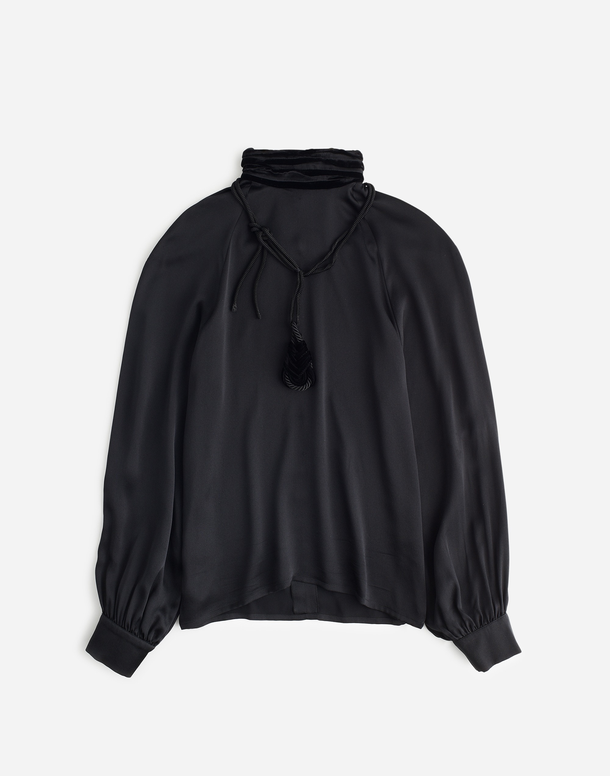 reluxe fashion | madewell: dior embroidered silk preowned high neck blouse