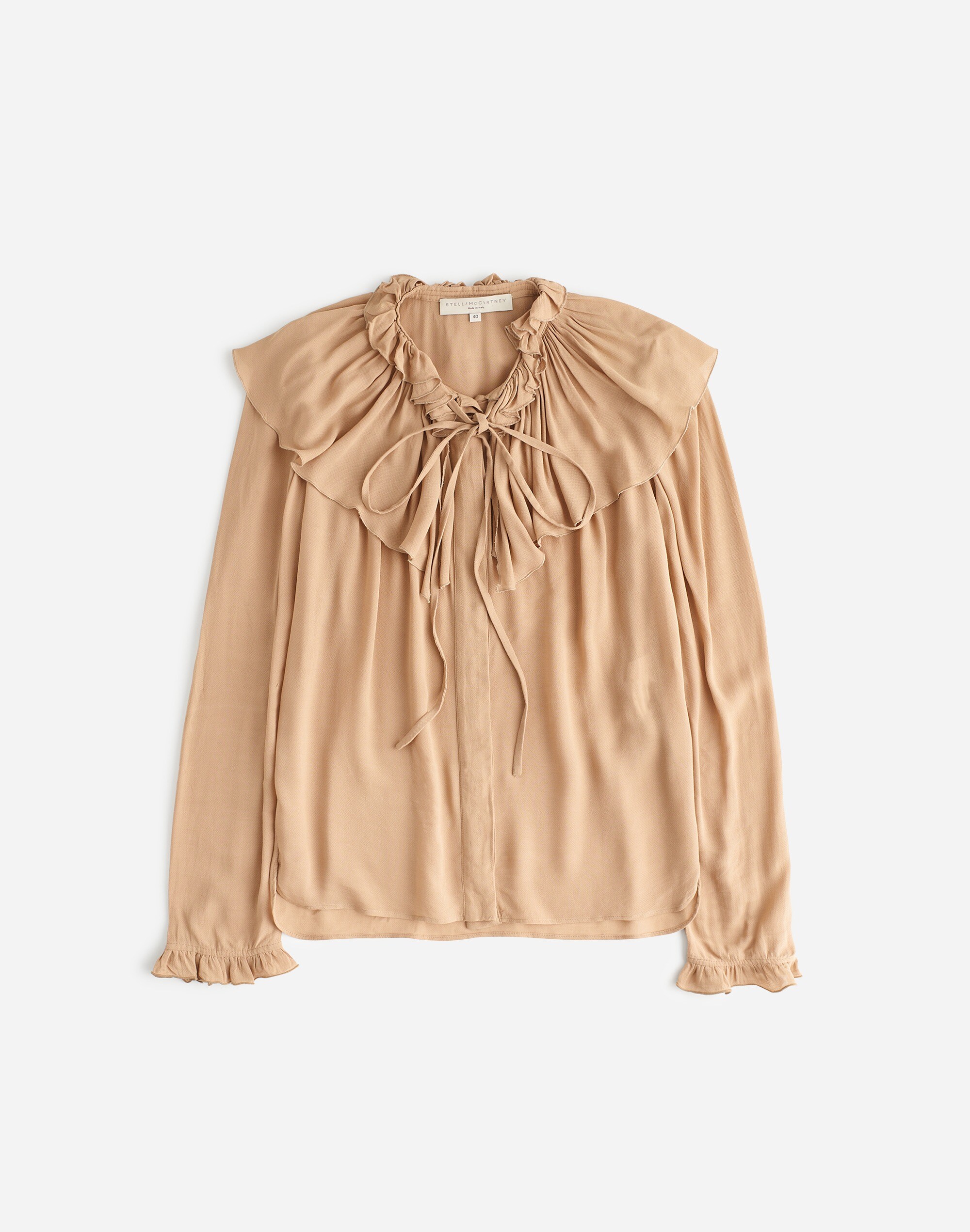 reluxe fashion | madewell: stella mccartney preowned ruffled blouse
