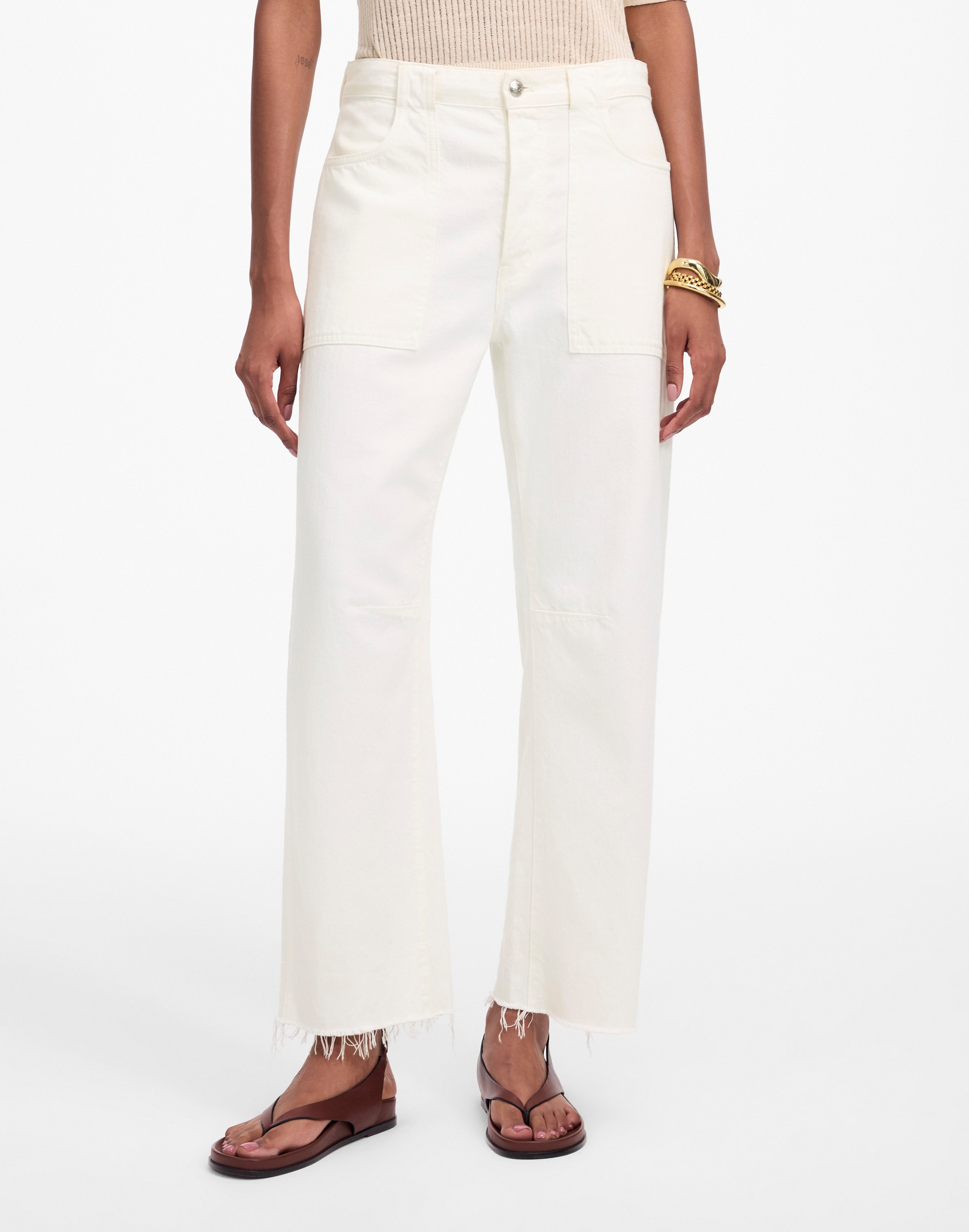 The Darted Barrel-Leg Jean