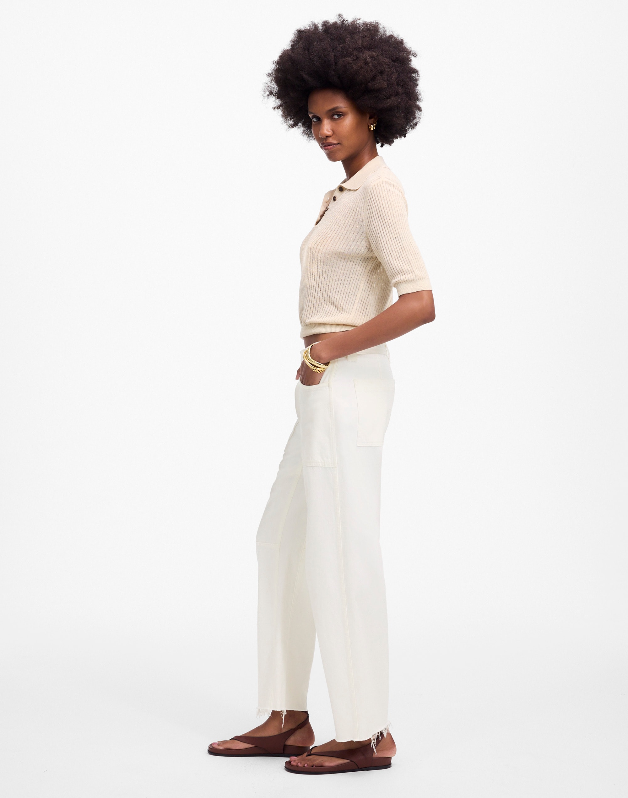 The Darted Barrel-Leg Jean