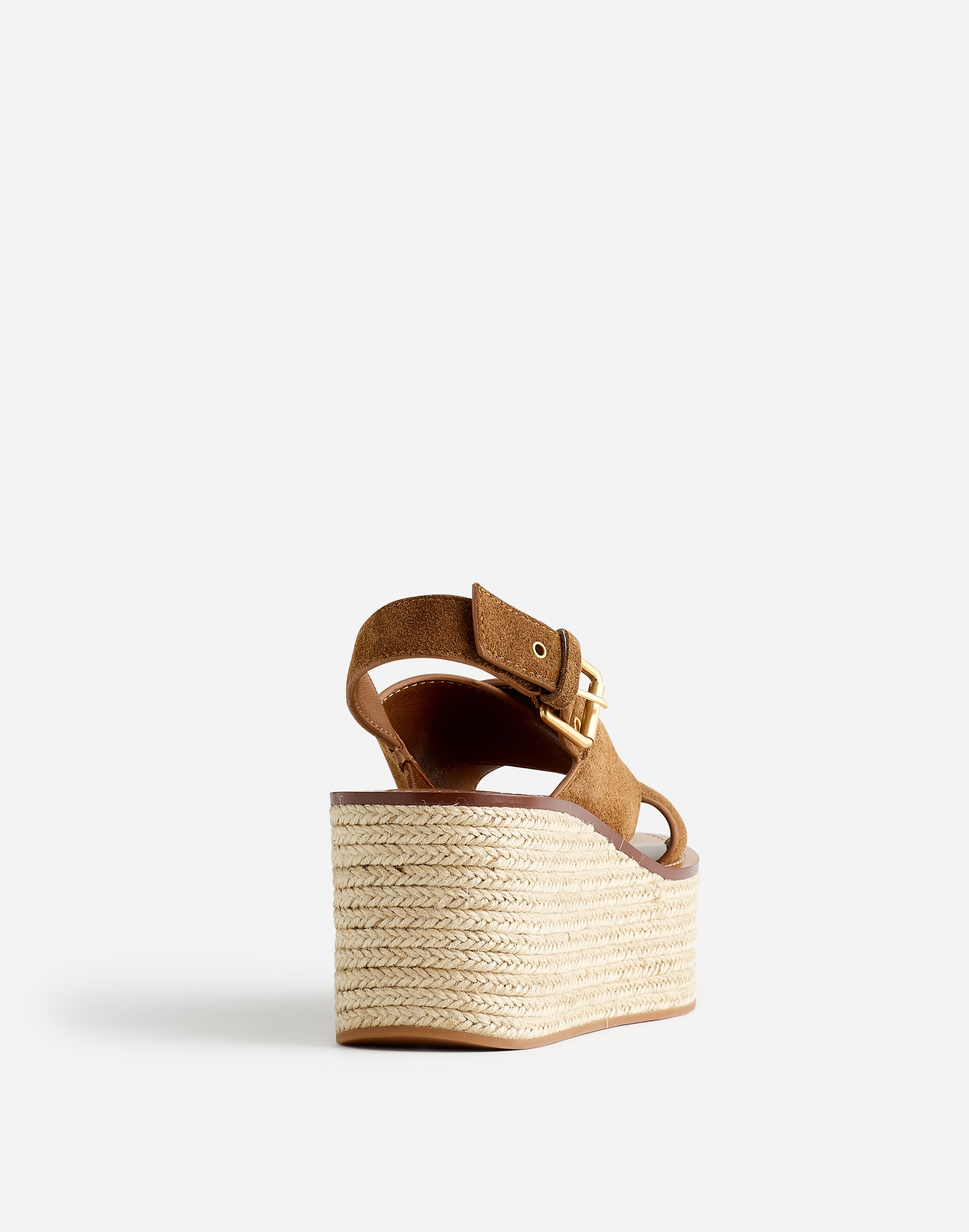 The Amee Wedge Sandal in Suede Alternate Image 3