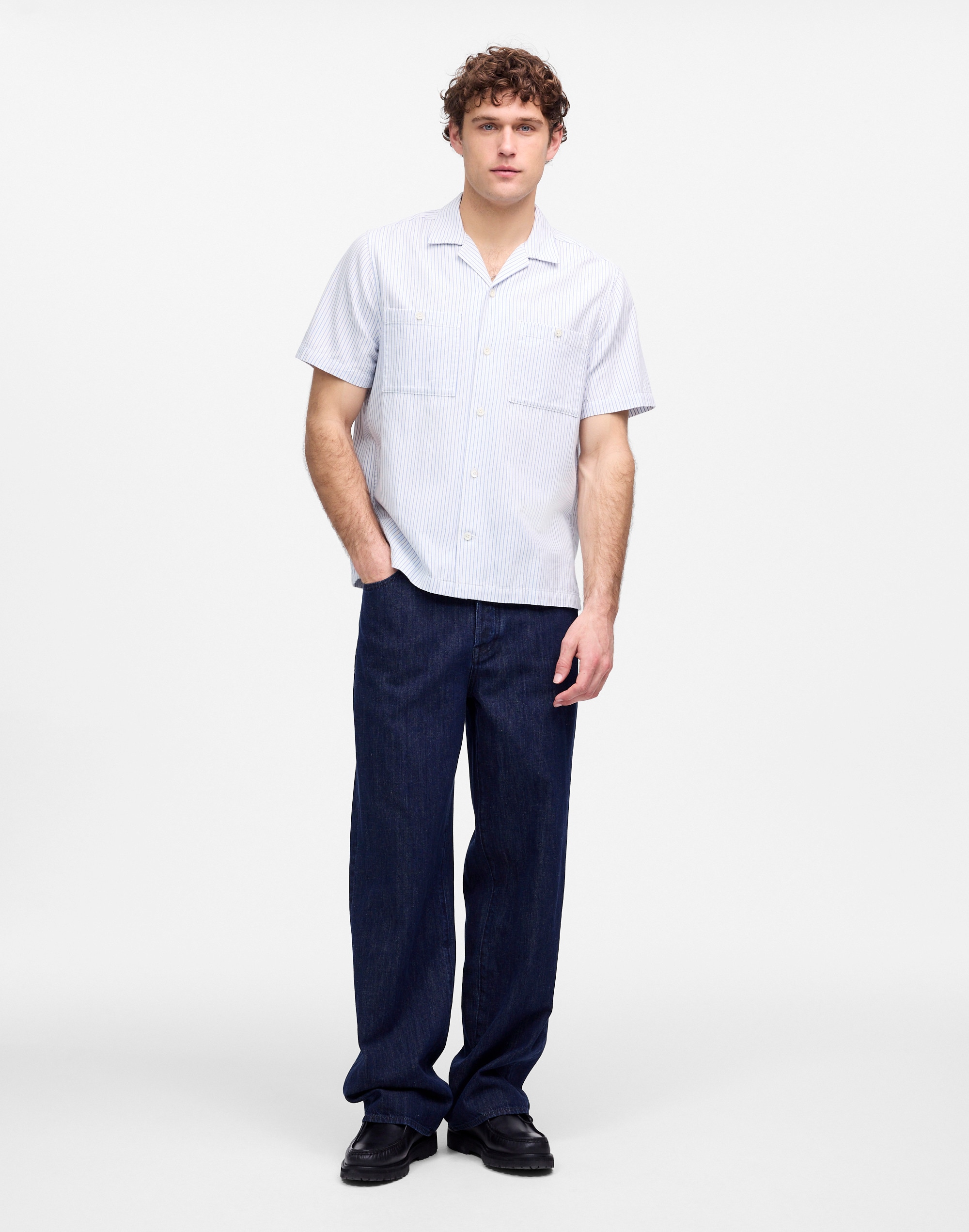 The WideLeg Jean in Summer Denim