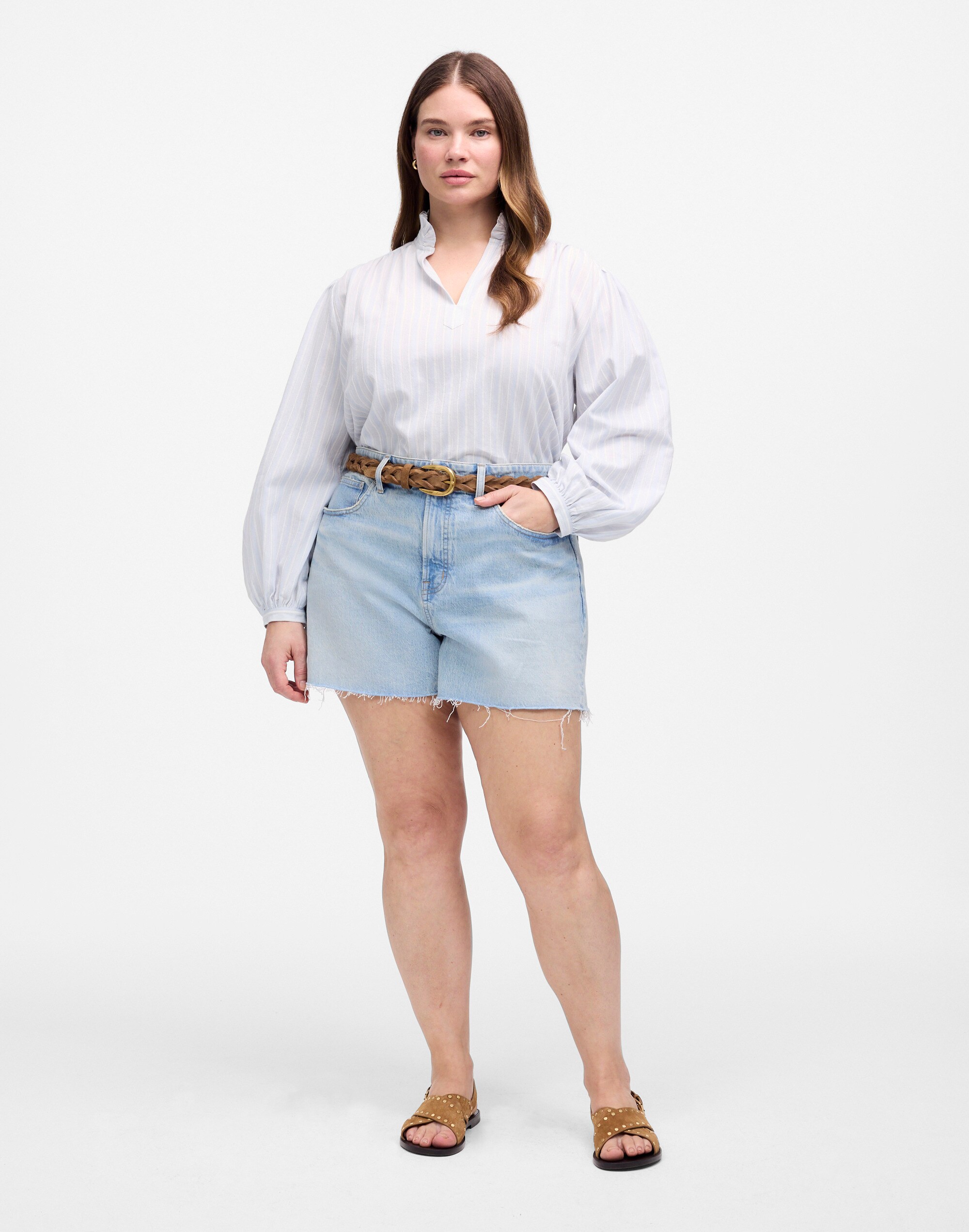 The Plus Perfect Vintage Short in Foster Wash
