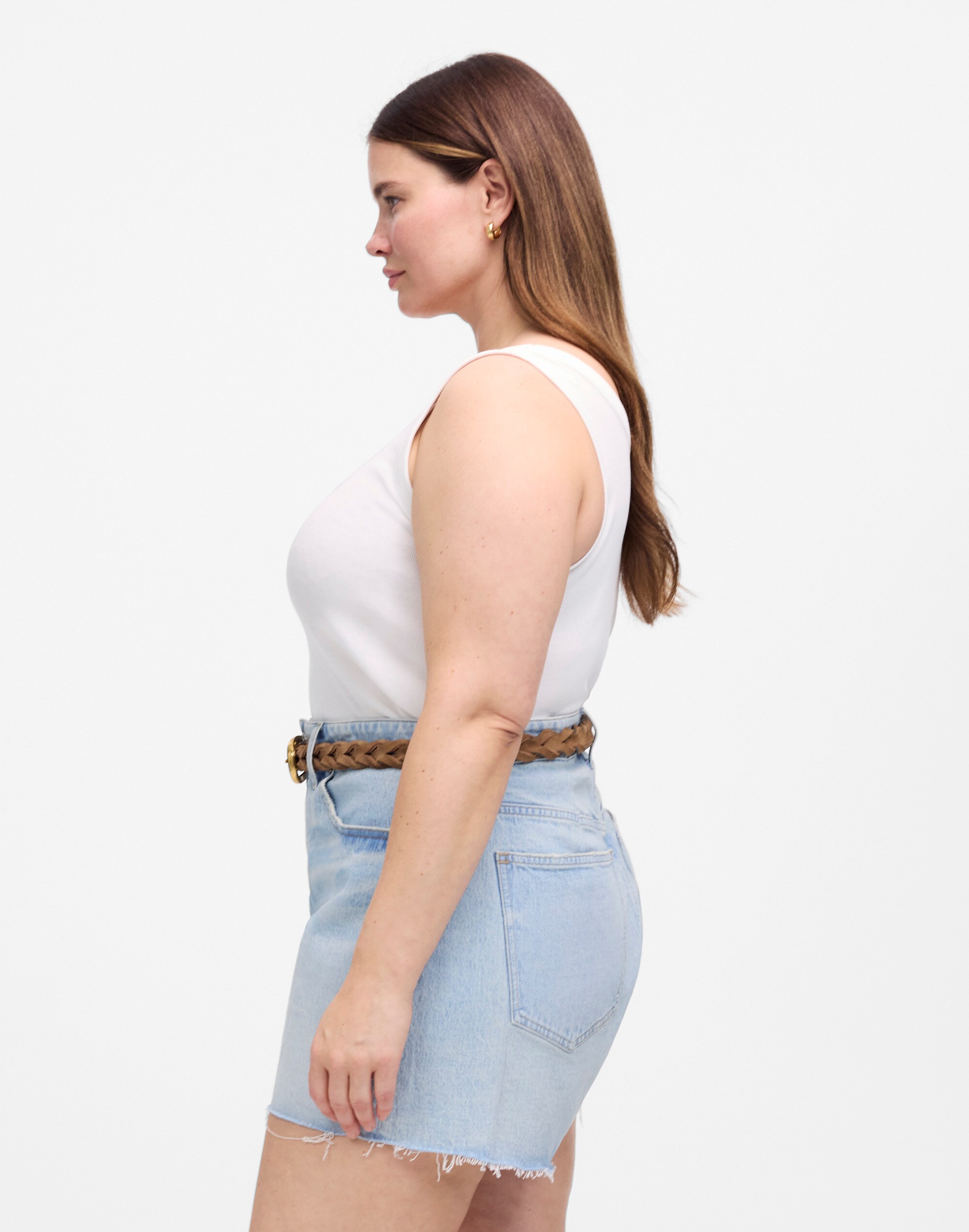 The Plus Perfect Vintage Short in Foster Wash