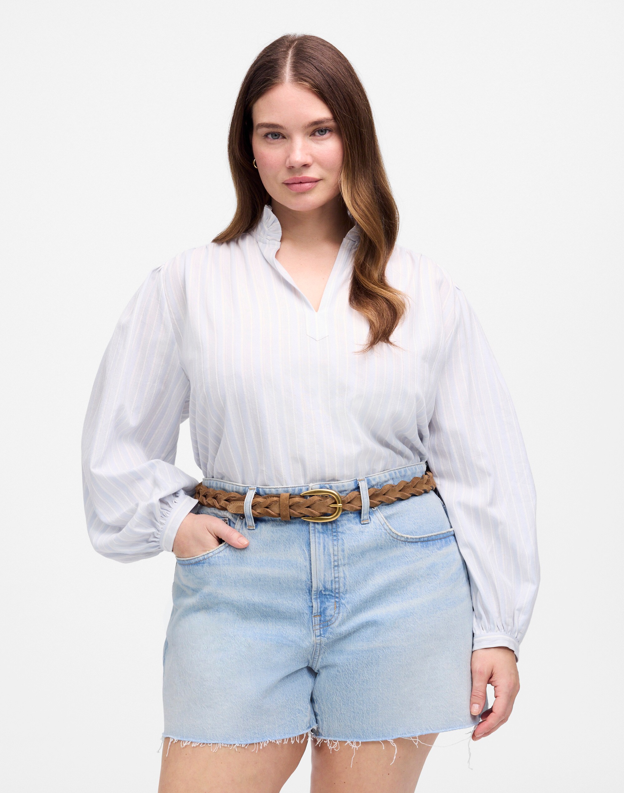 The Plus Perfect Vintage Short in Foster Wash