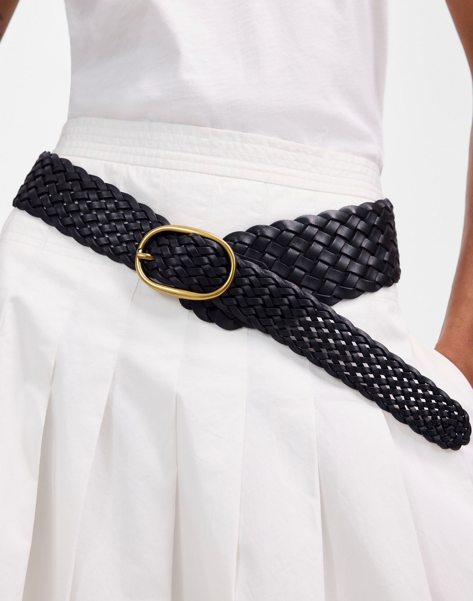 Woven Leather Hip Belt Alternate Image 2