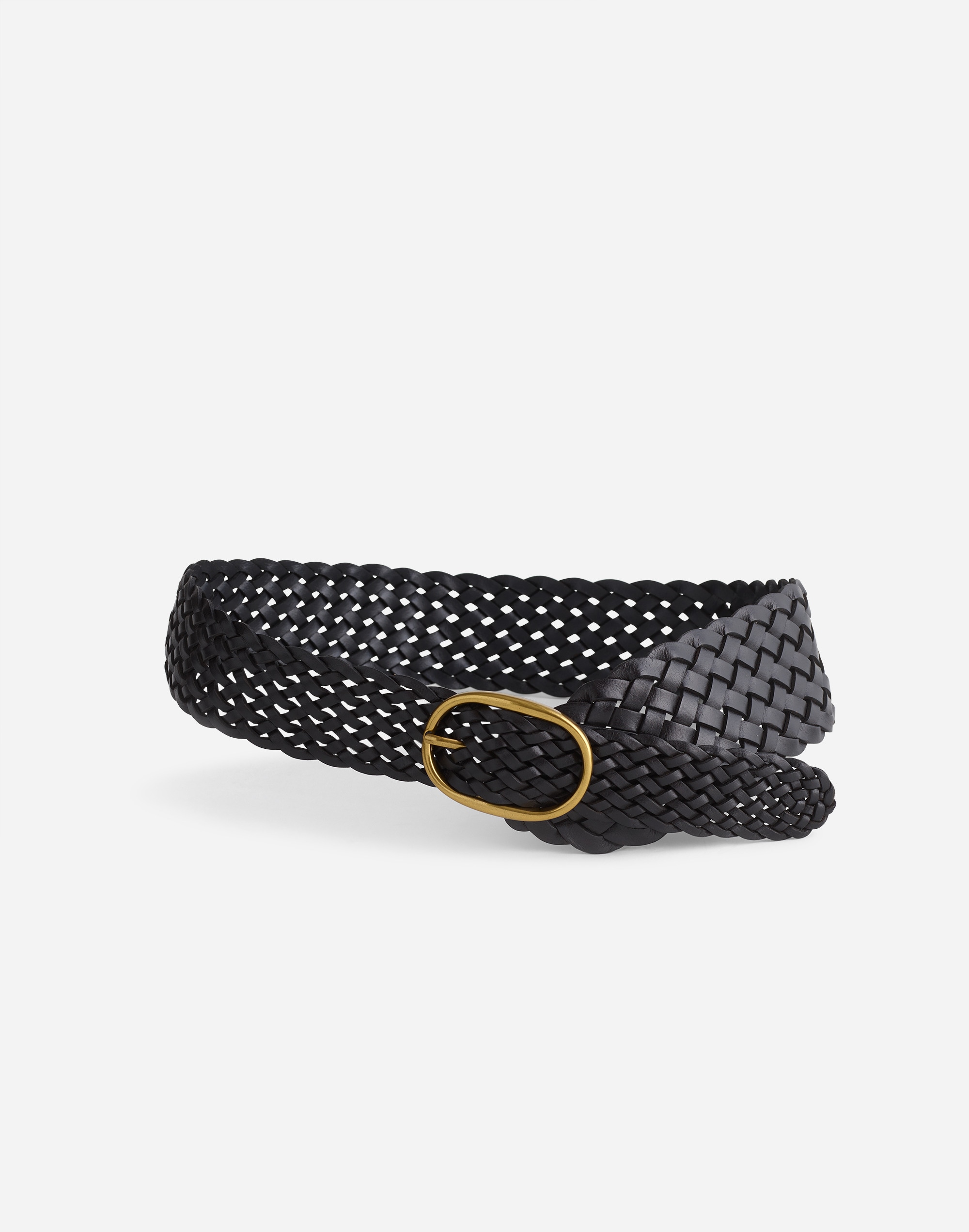 Woven Leather Hip Belt