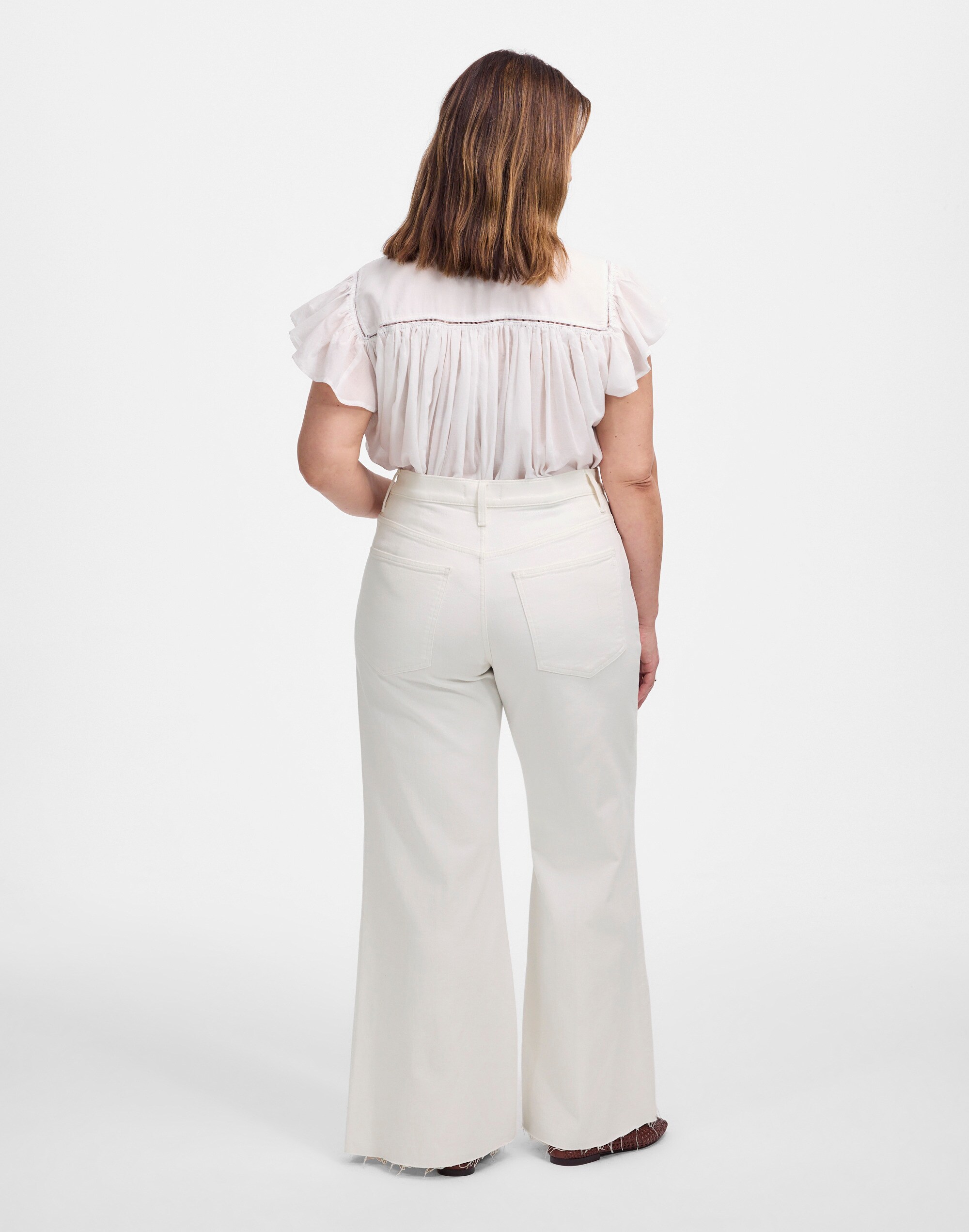 The Plus Curvy Pieced Barrel-Leg Jean