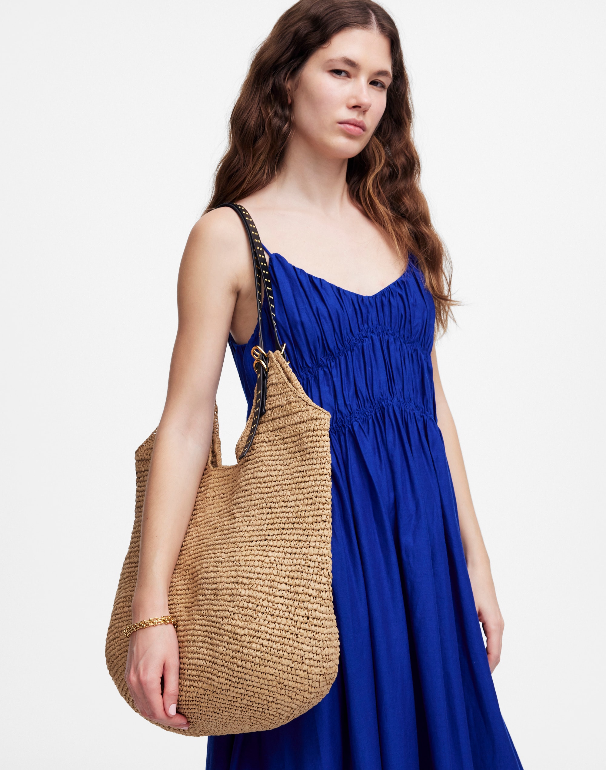 The Straw Slouch Tote