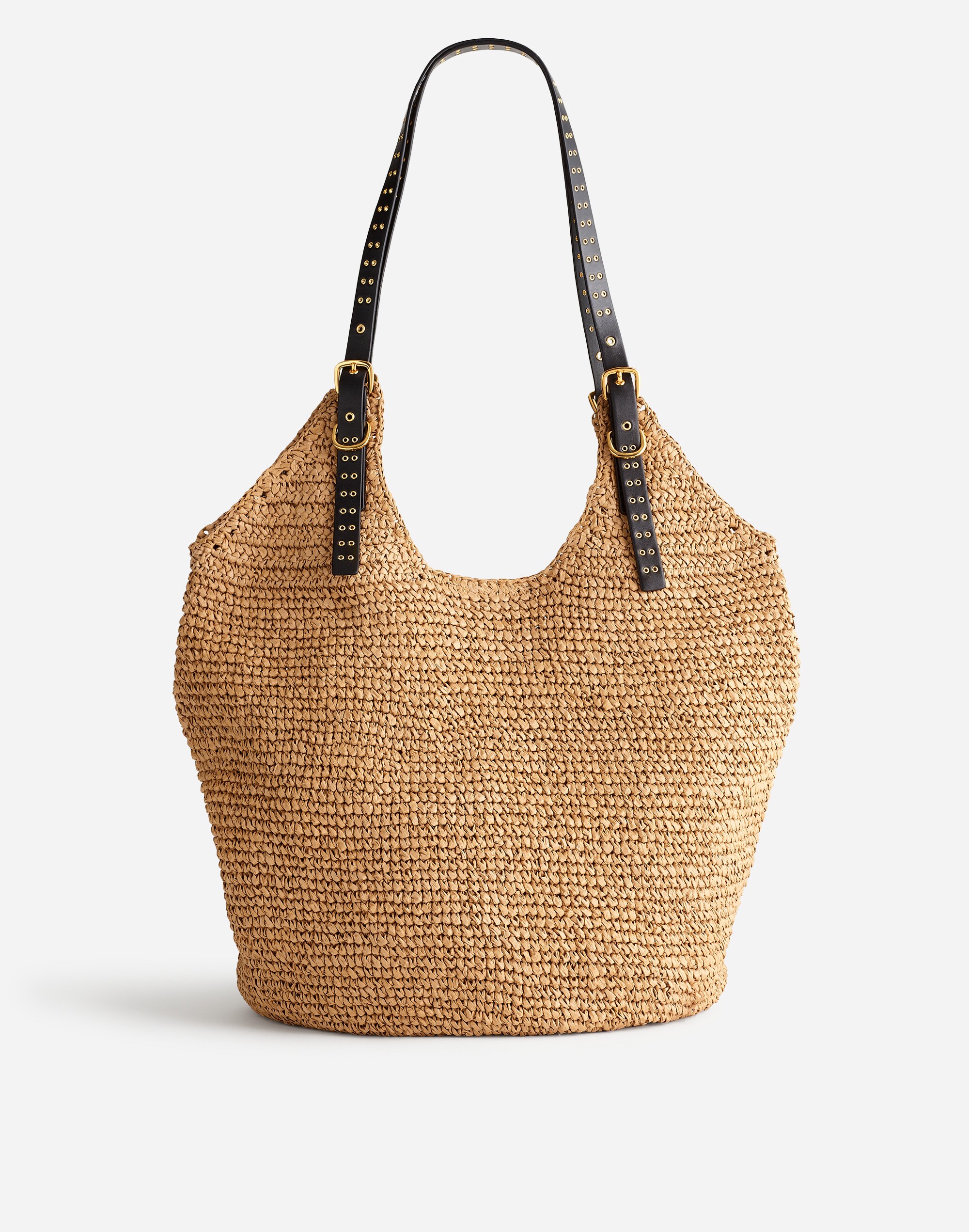 The Straw Slouch Tote