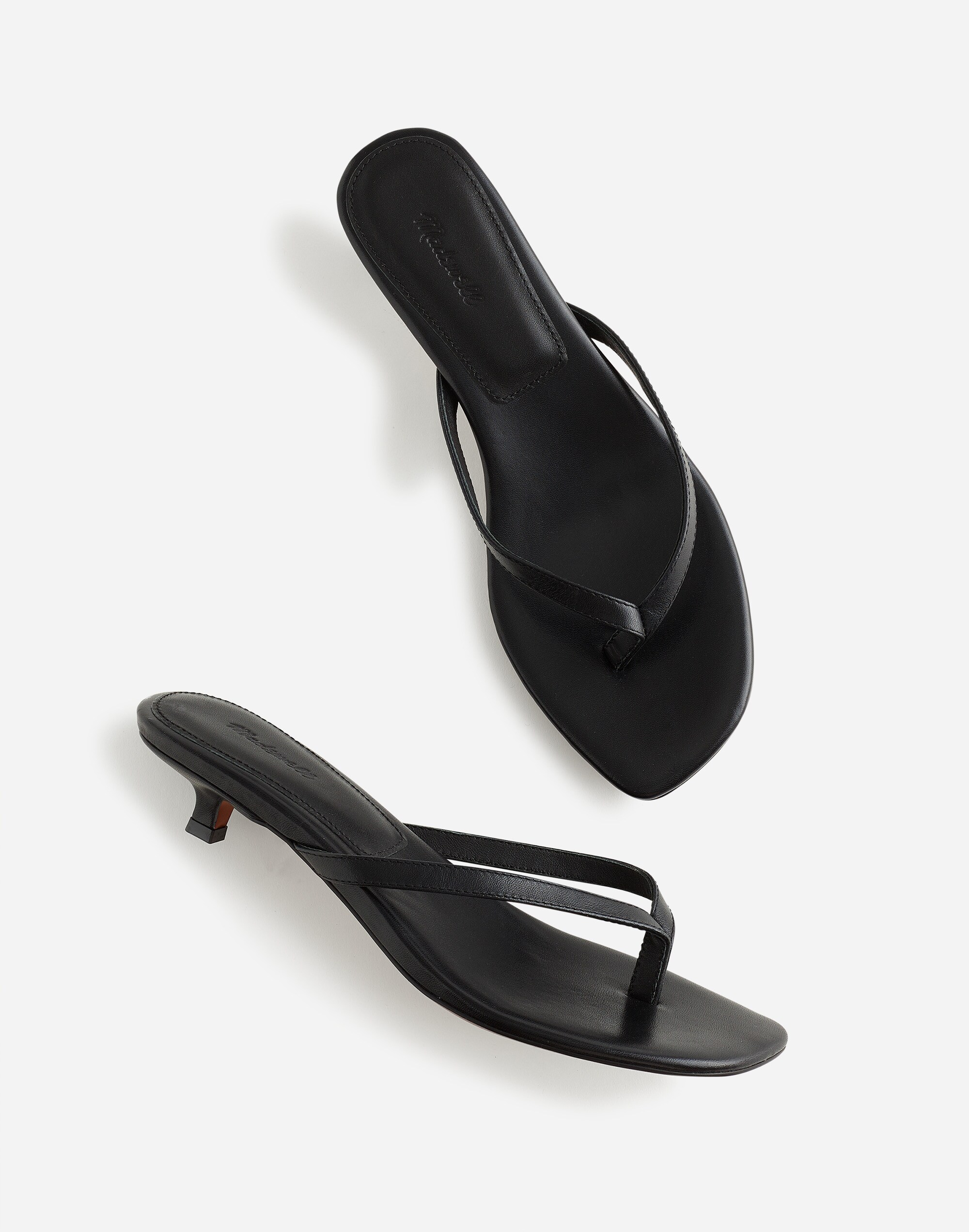 The Chiara Kitten Heel Thong Sandal