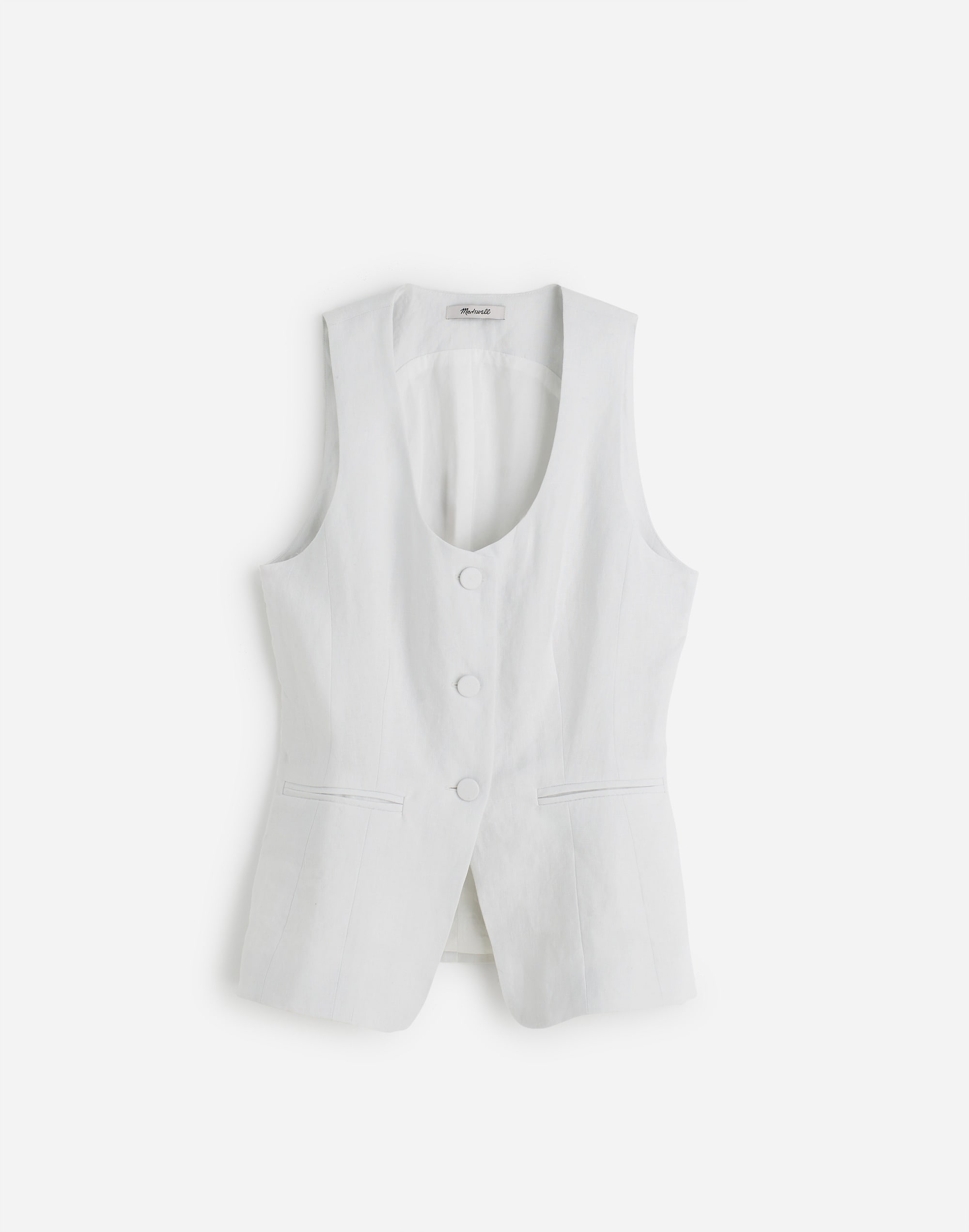 Scoopneck Cutaway Vest