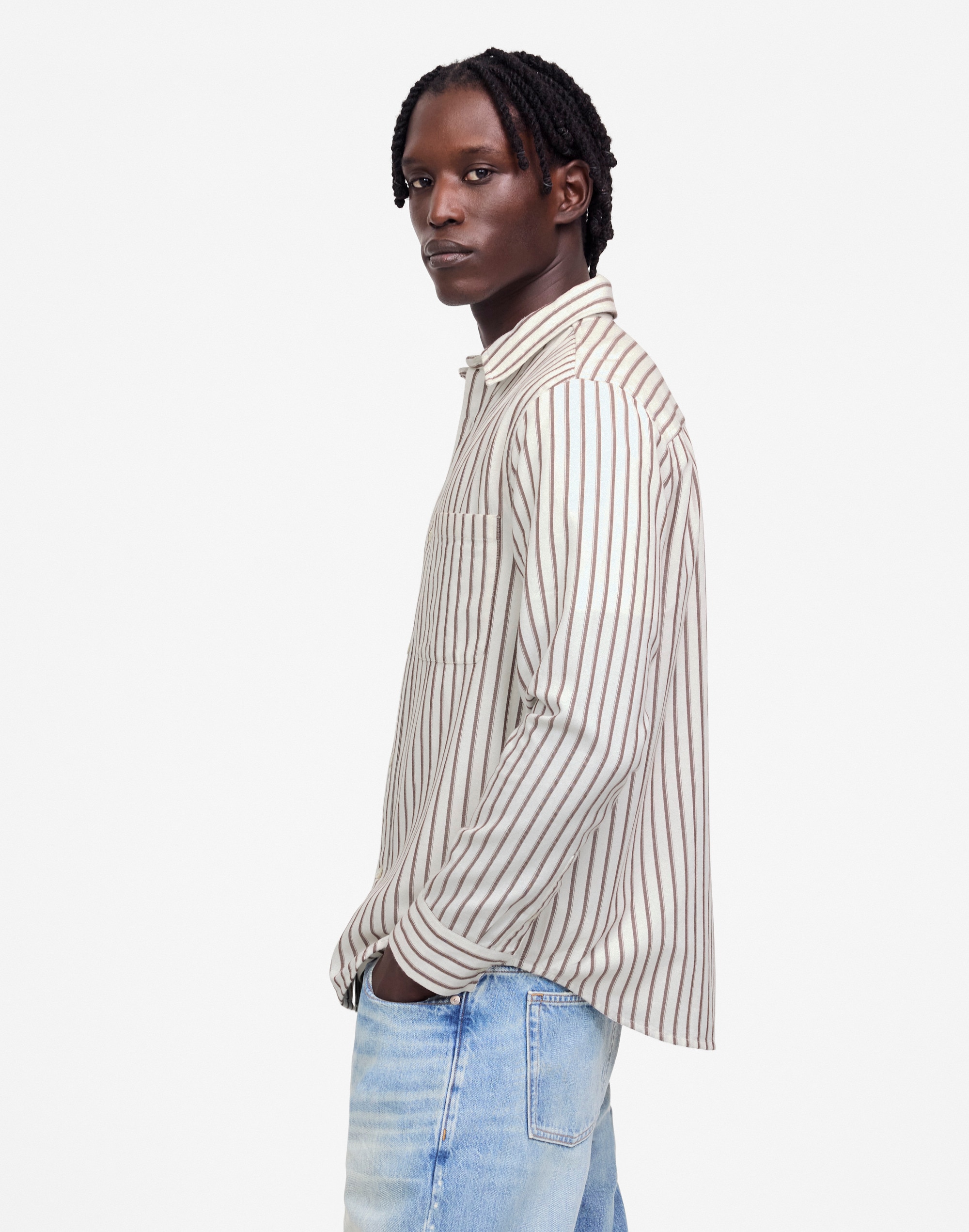 Button-Up Shirt in Everyday Twill