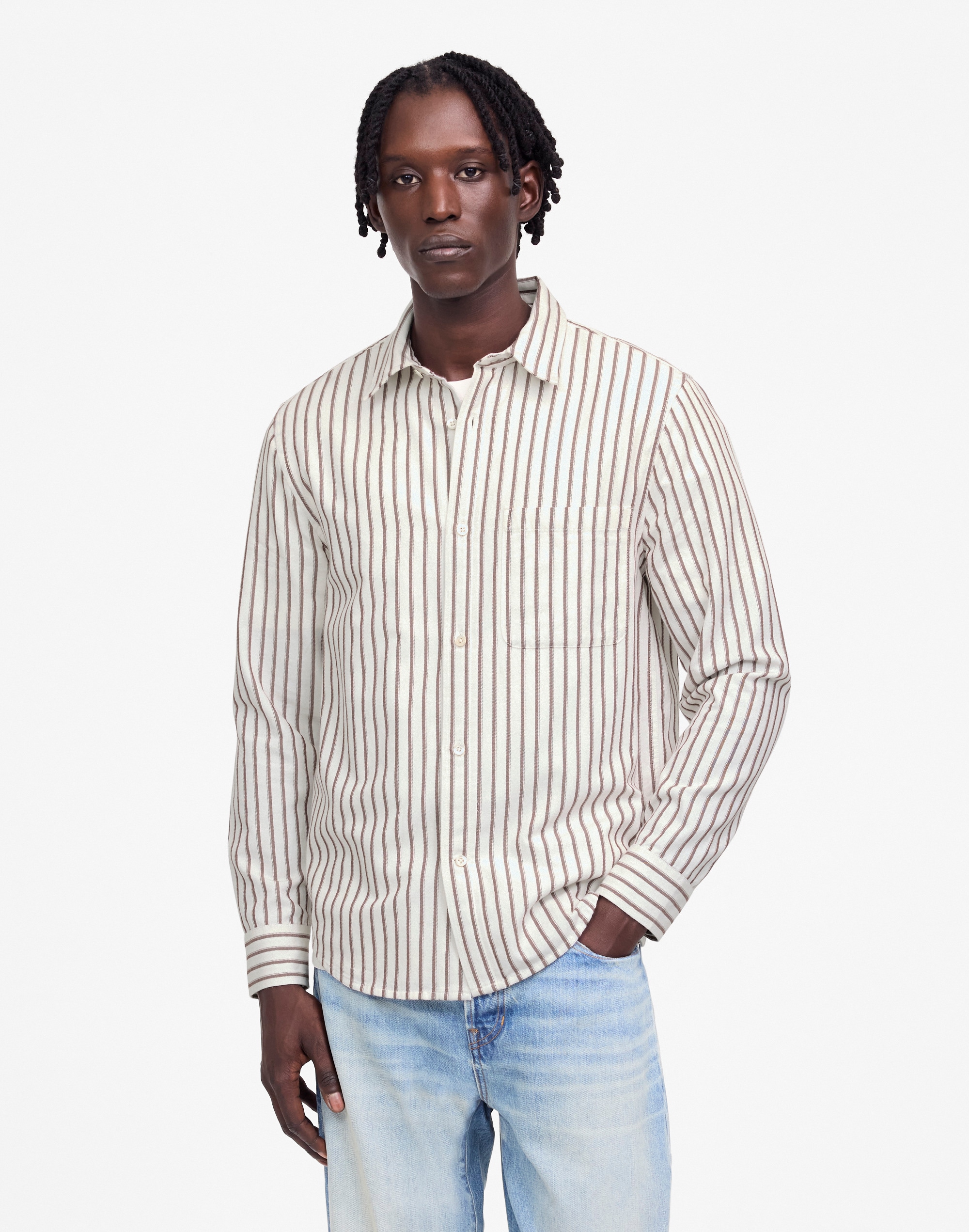 Button-Up Shirt in Everyday Twill