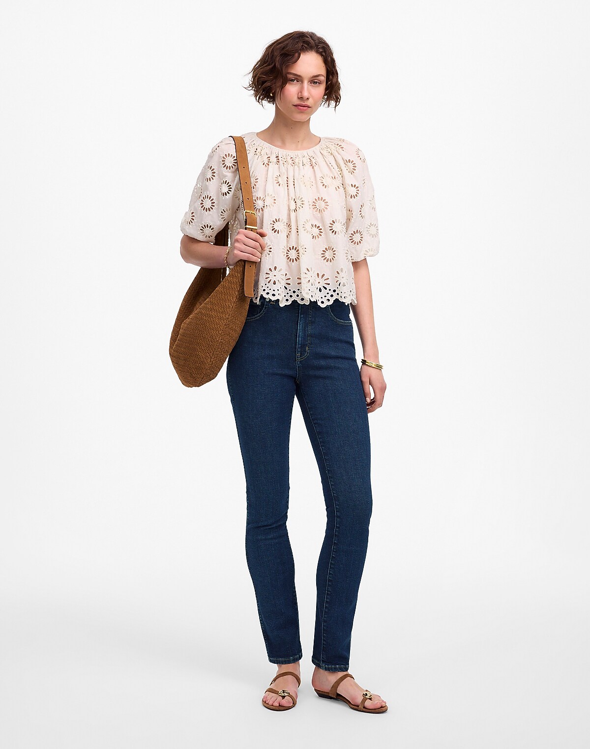 The Pencil Jean in Super Stretch Denim