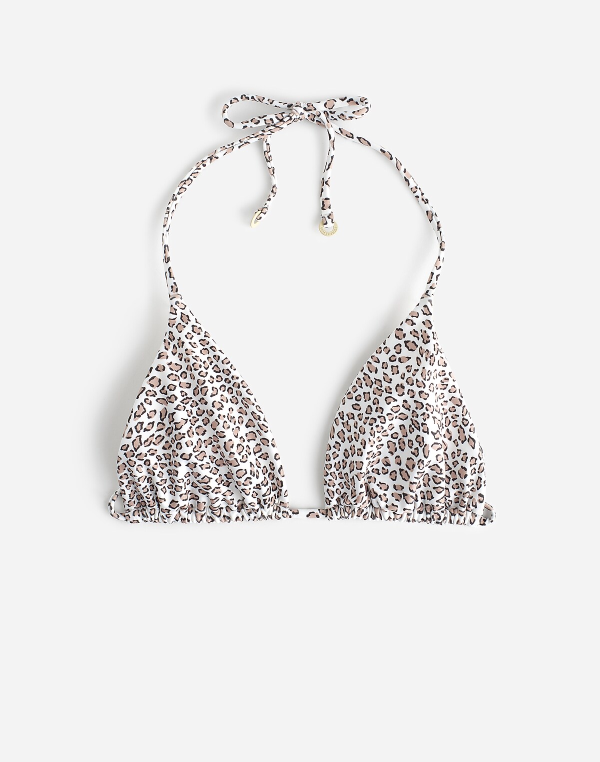 Zulu & Zephyr Micro Leopard Halter Bikini Top