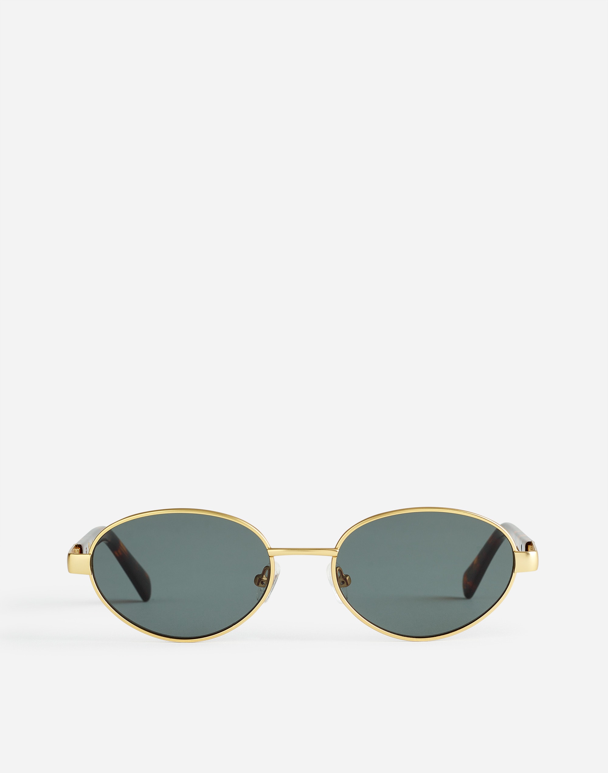 wire frame oval sunglasses