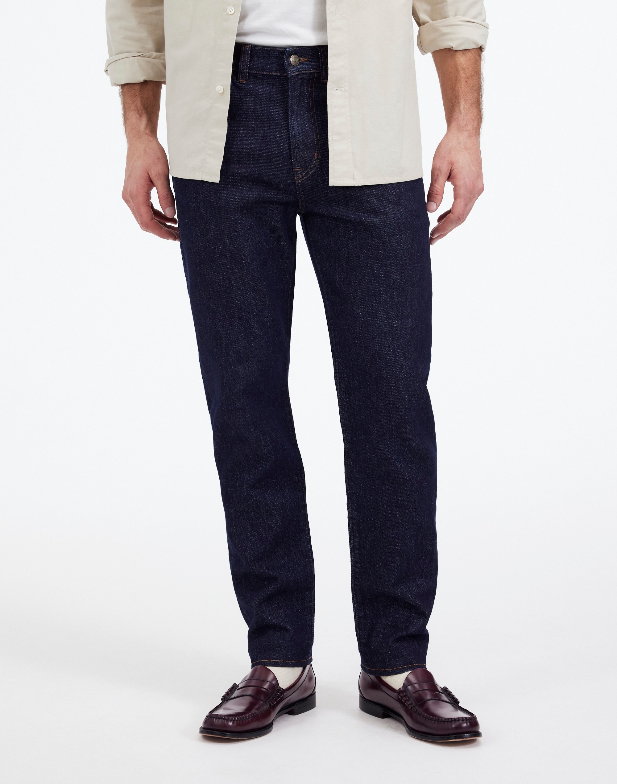 Relaxed Taper Jeans in Rinse Wash Alternate Image 1