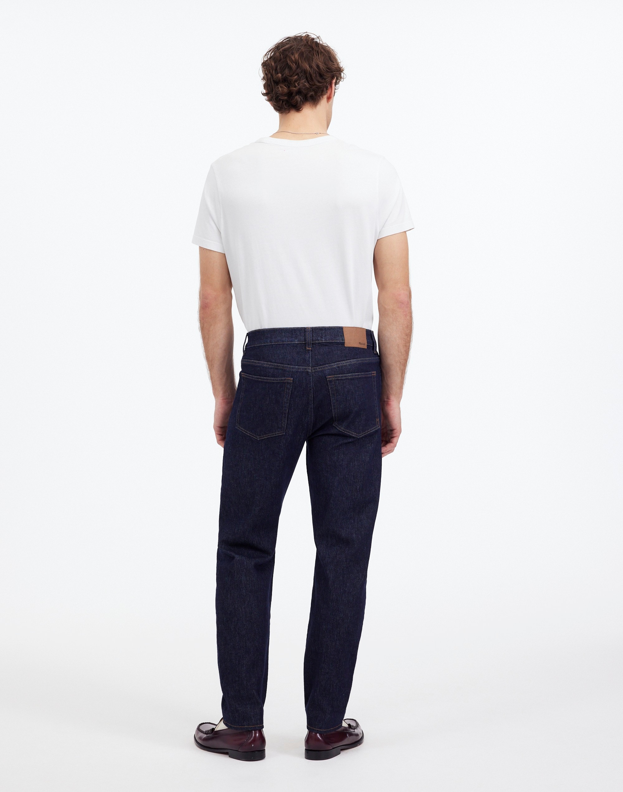 Relaxed Taper Jeans in Rinse Wash Alternate Image 4