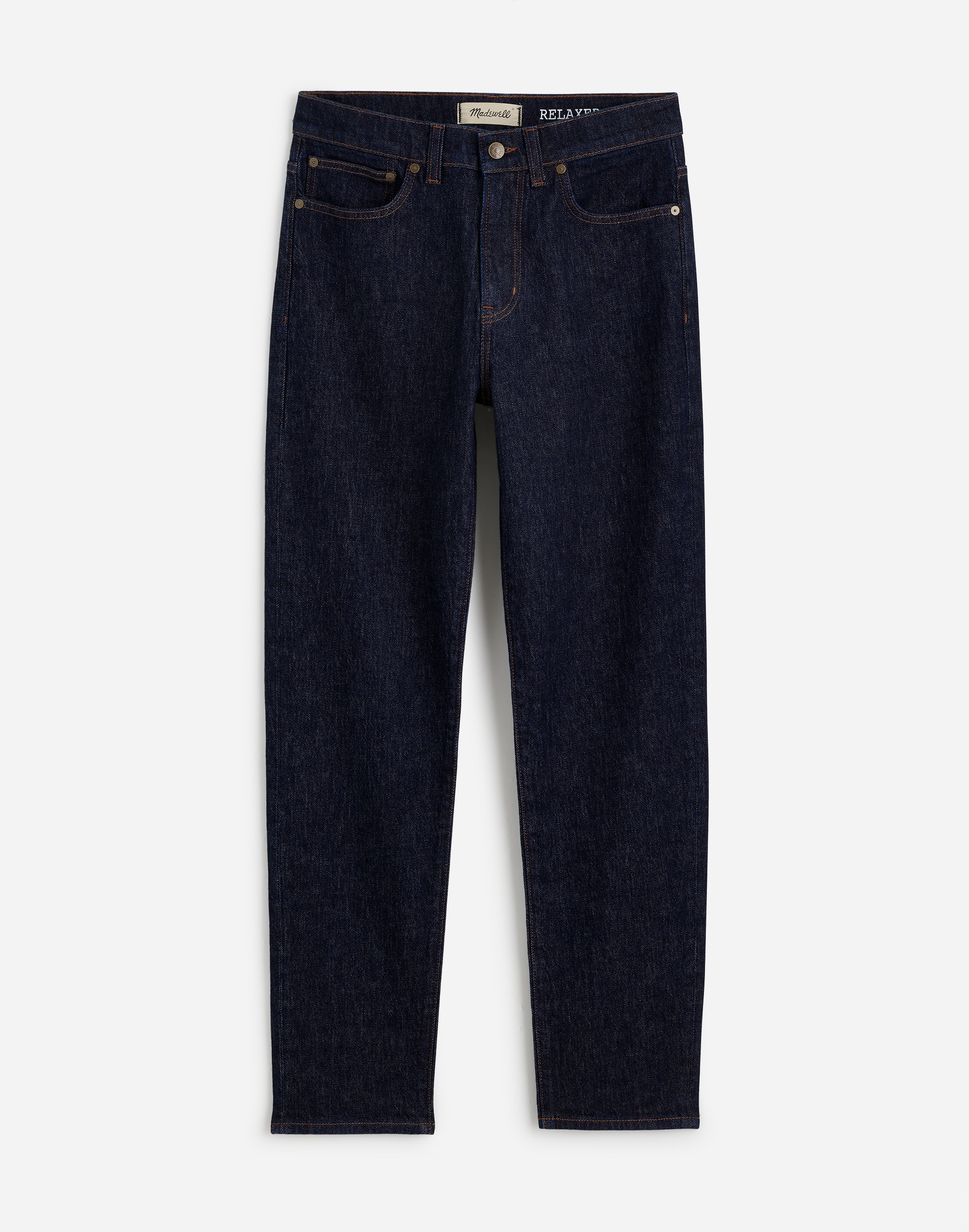 Relaxed Taper Jeans in Rinse Wash Alternate Image 6