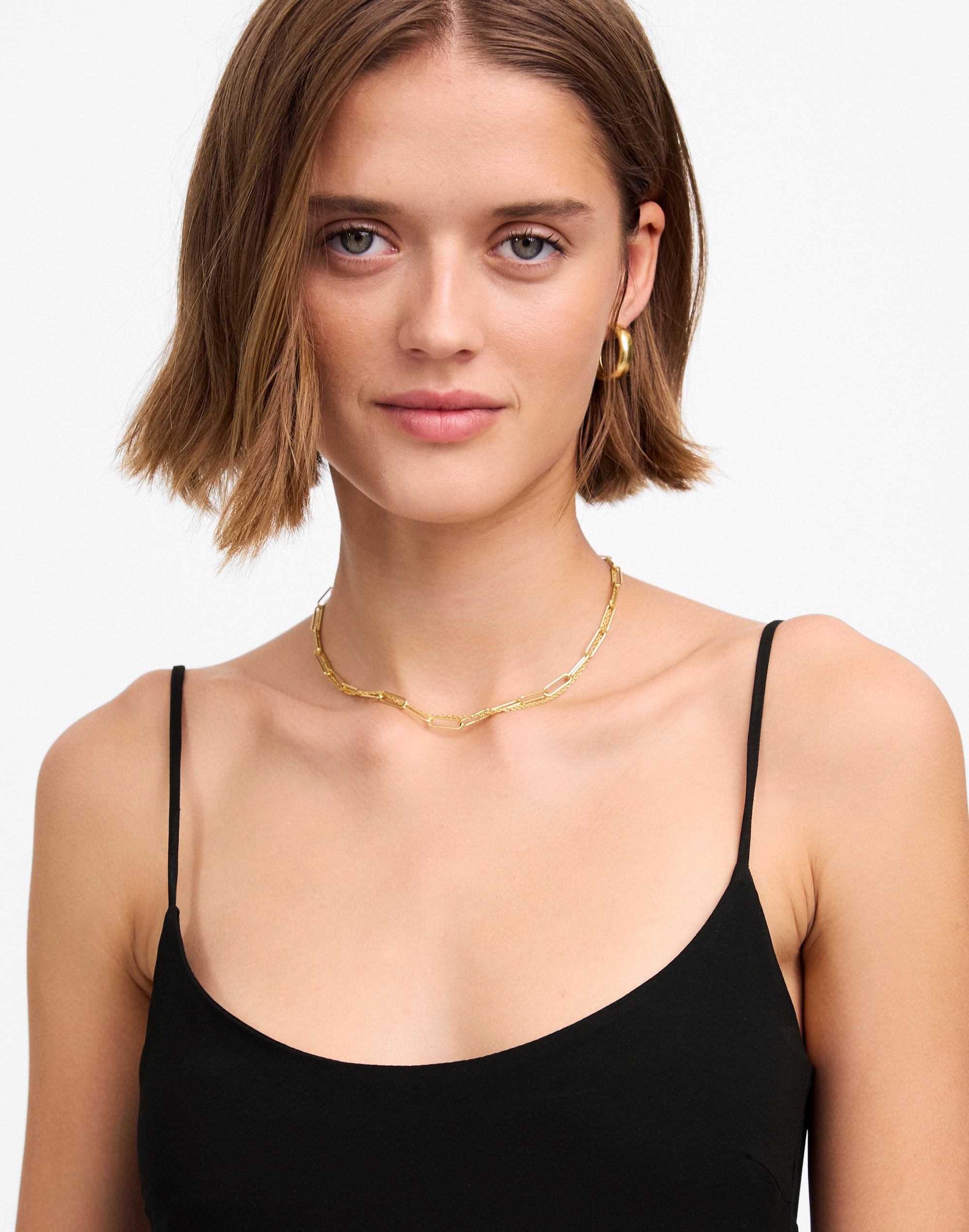 LESET Ari Scoopneck Maxi Tank Dress