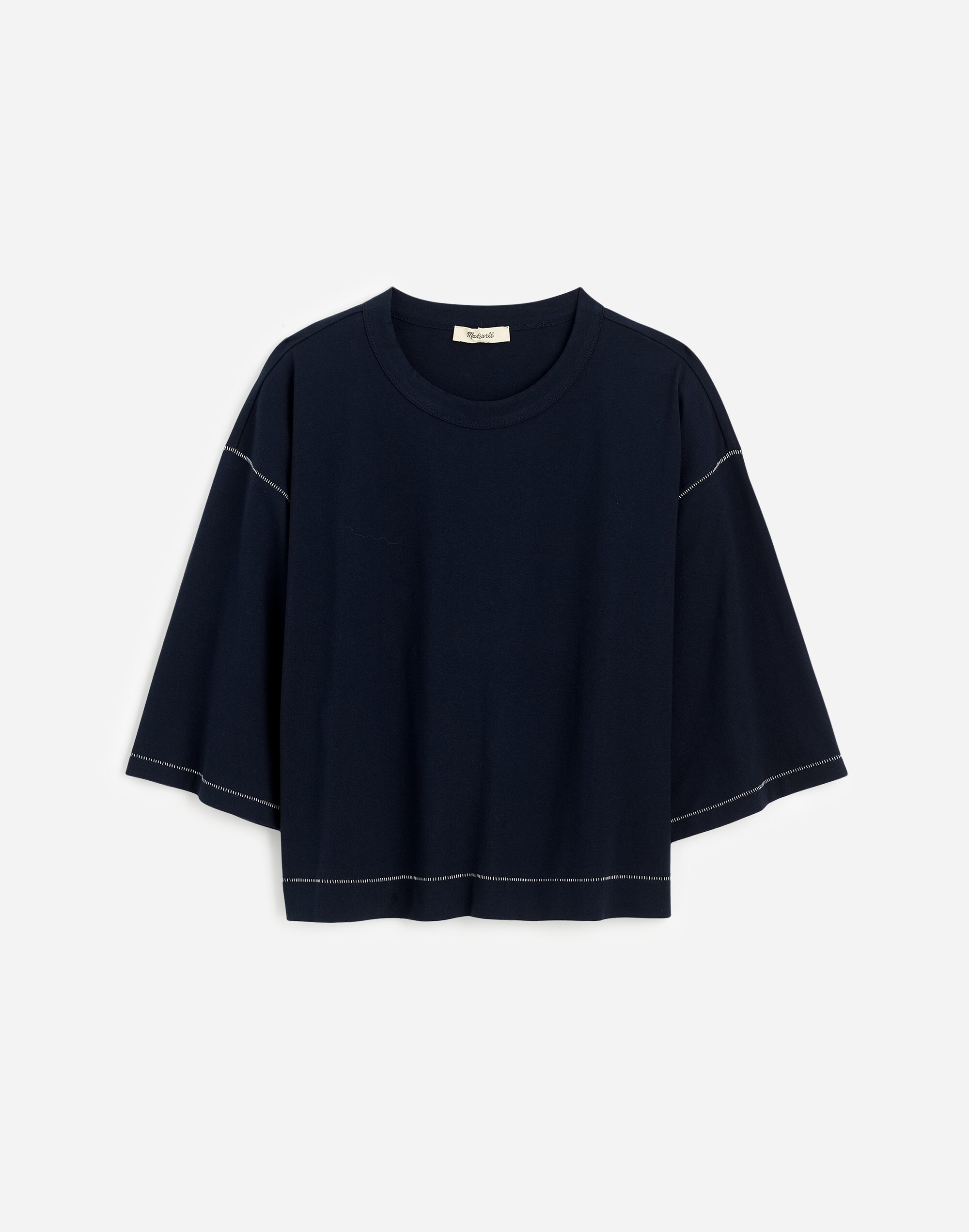 Wide-Sleeve Boxy Tee