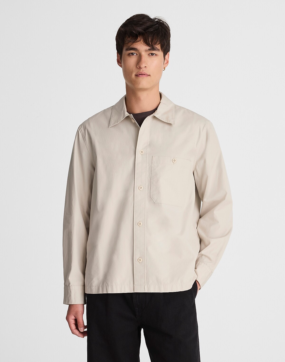 Cotton Poplin Overshirt