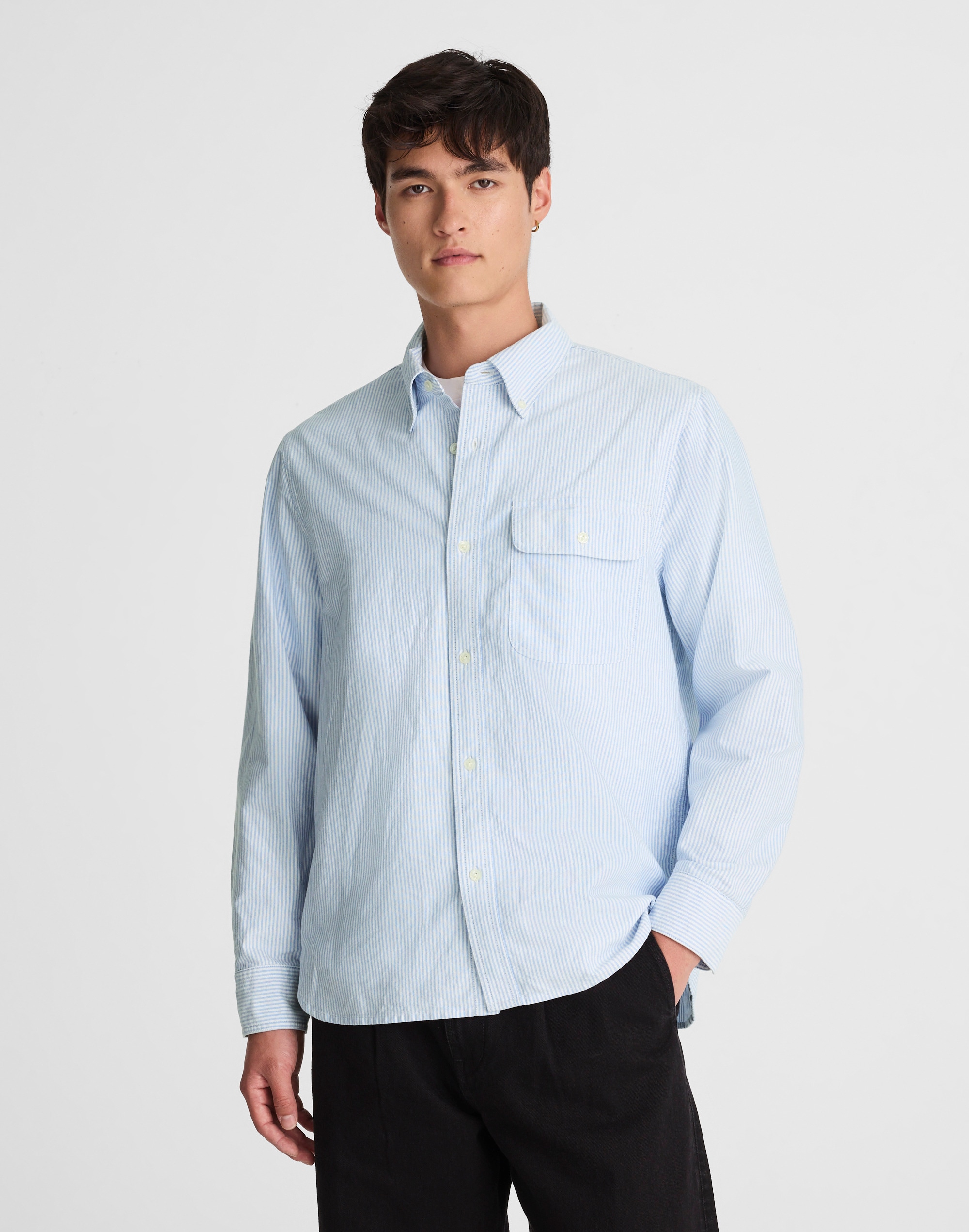 Oxford Stripe Work Shirt