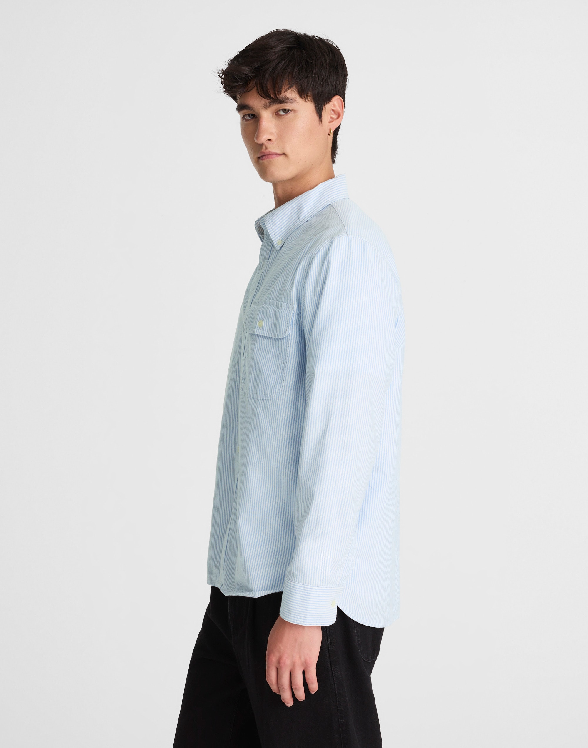 Oxford Stripe Work Shirt