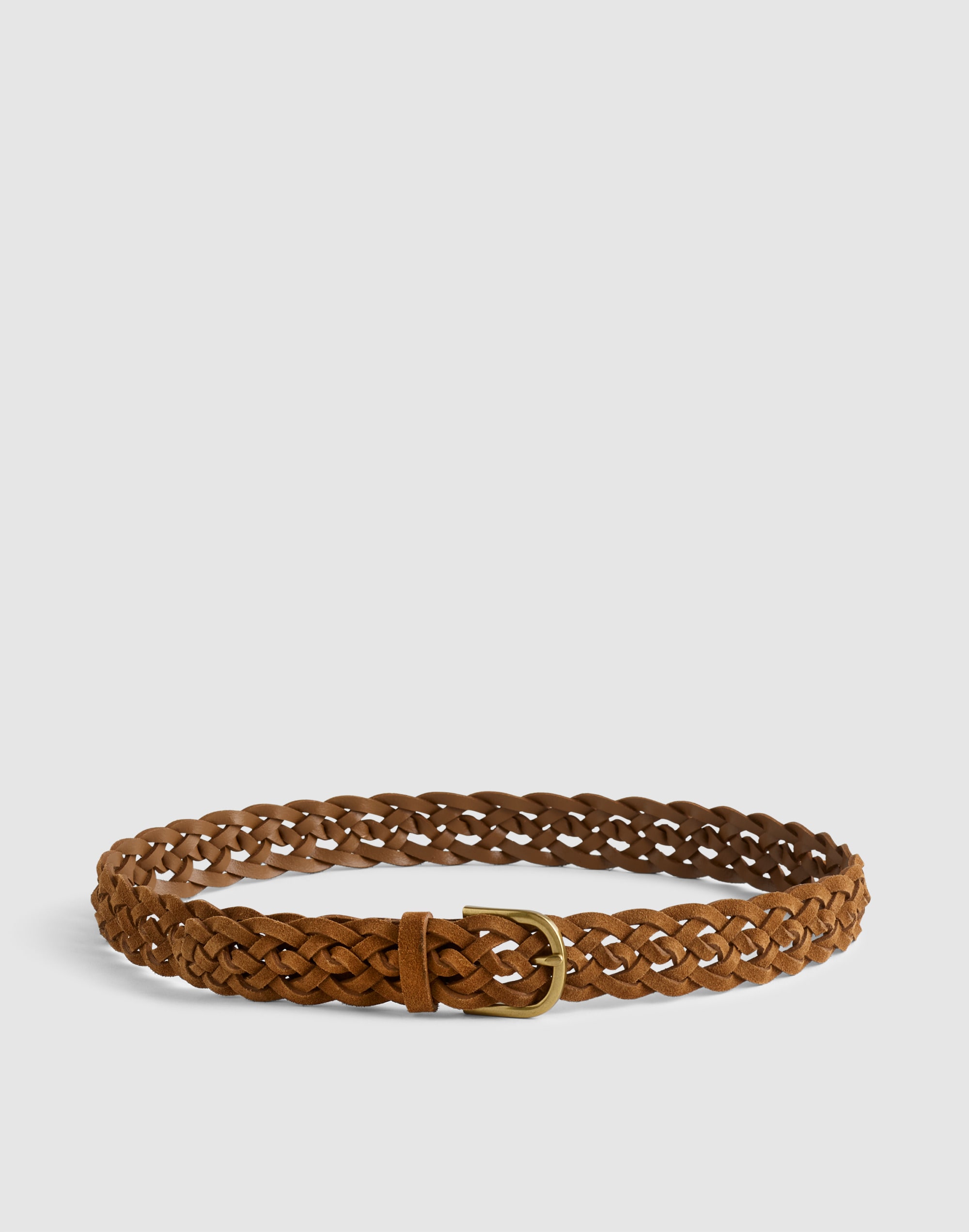 Woven Suede Belt