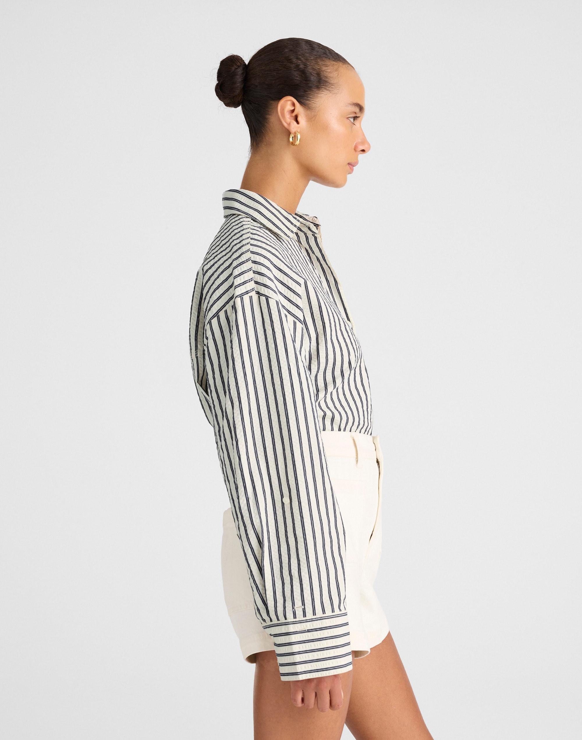 Straight-Hem Shirt