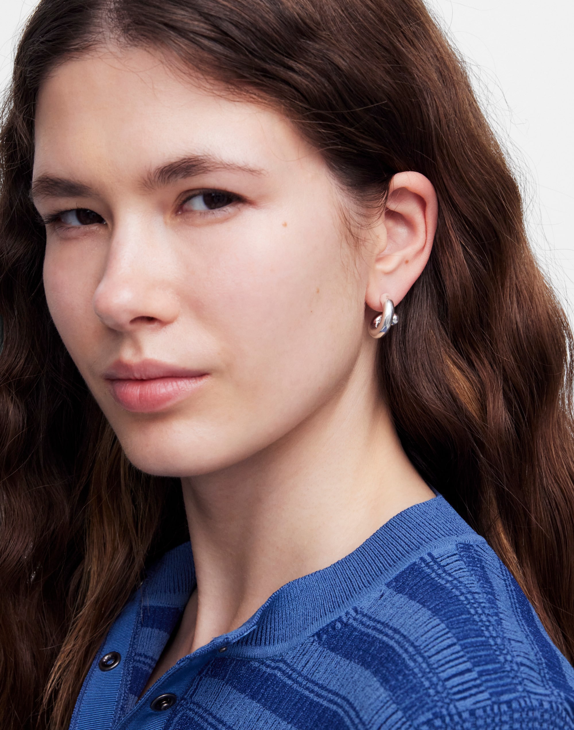 Demi-Fine Twisted Hoop Earrings